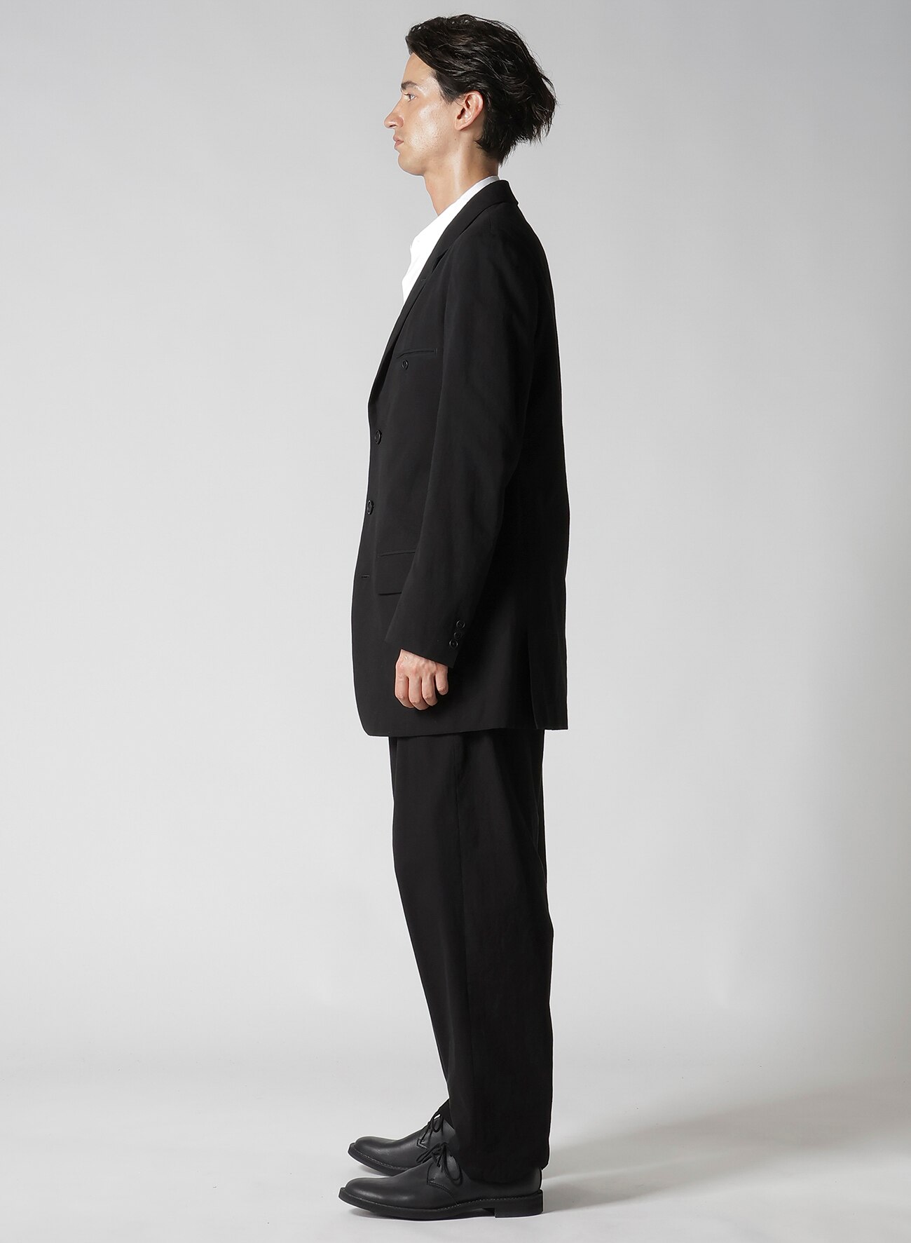 RIGHT DOUBLE RIMMED POCKET JACKET WITH COTTON LINEN UNEVEN YARN CANVAS_14