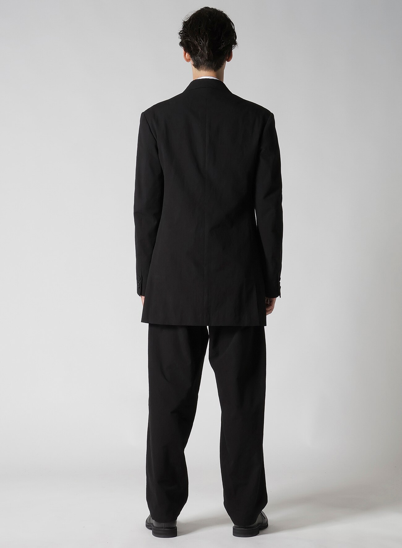 RIGHT DOUBLE RIMMED POCKET JACKET WITH COTTON LINEN UNEVEN YARN CANVAS_15