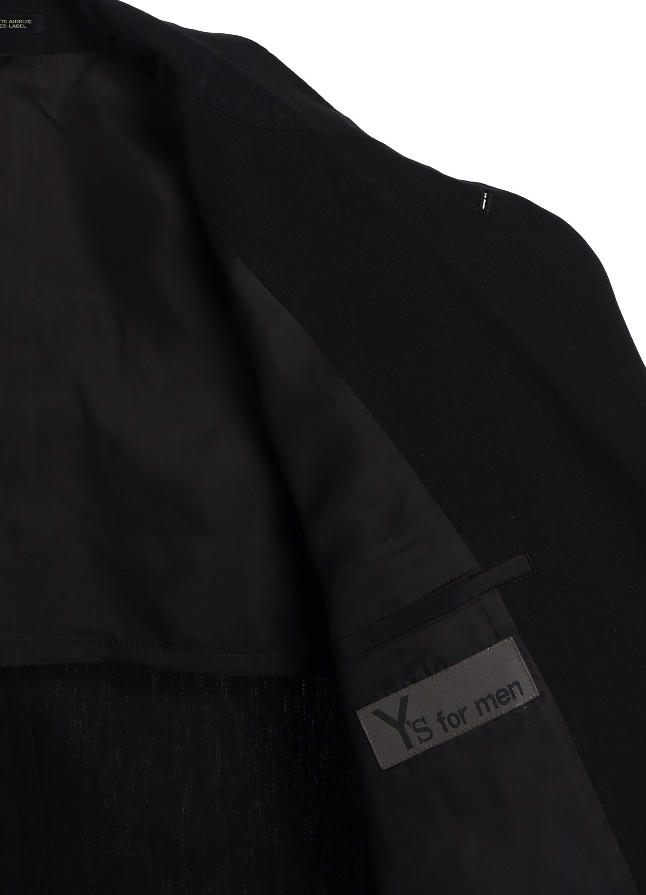 RIGHT DOUBLE RIMMED POCKET JACKET WITH COTTON LINEN UNEVEN YARN CANVAS_4