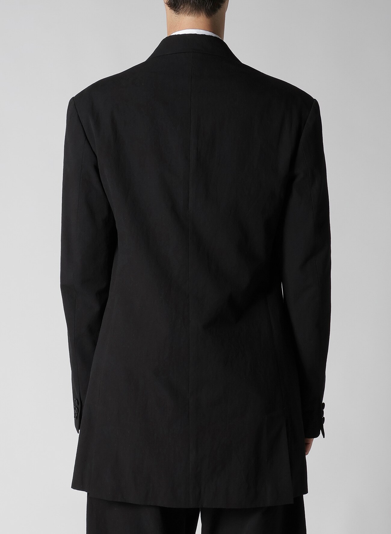 RIGHT DOUBLE RIMMED POCKET JACKET WITH COTTON LINEN UNEVEN YARN CANVAS_6