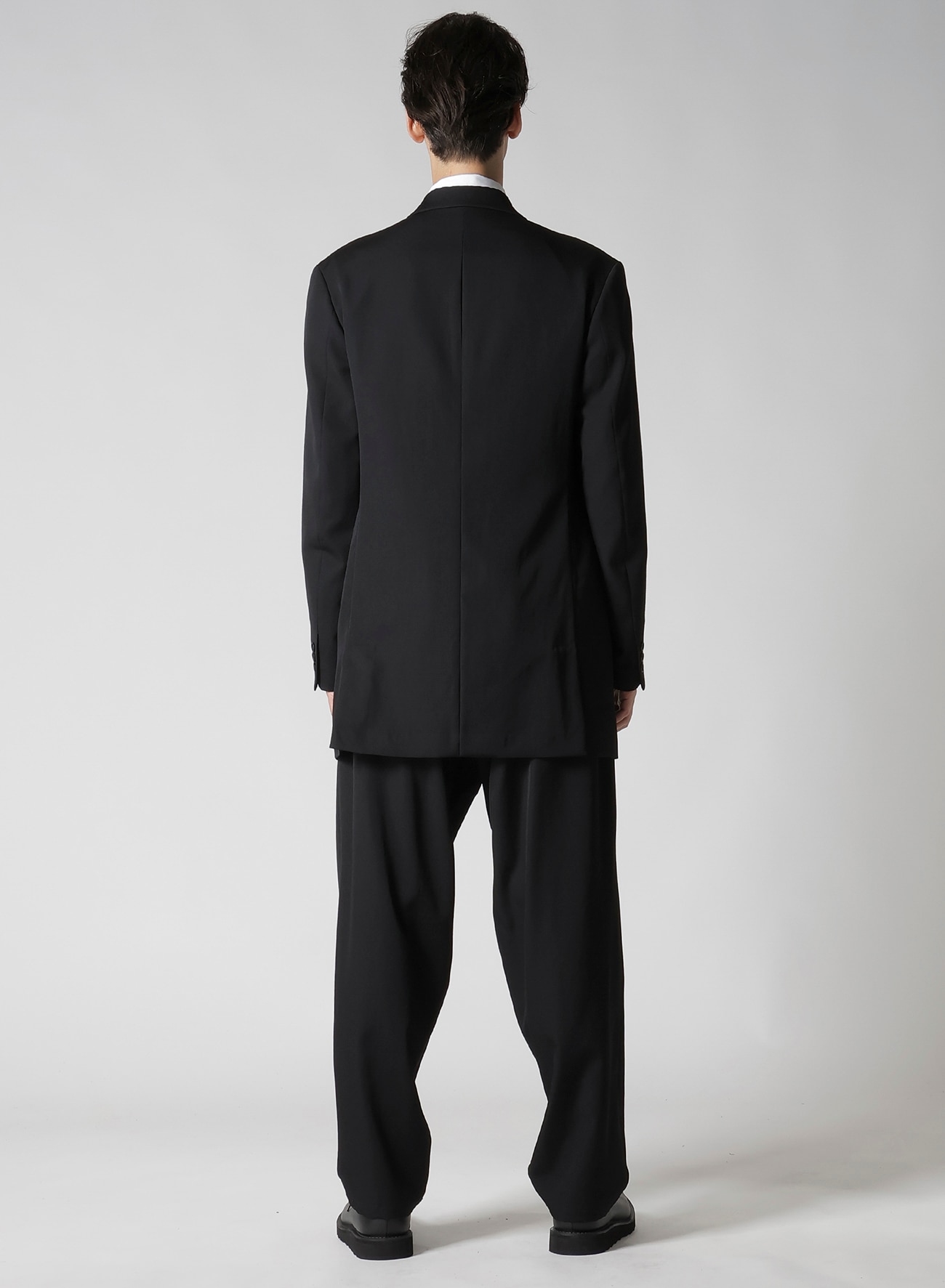WOOL GABARDINE JACKET WITH RIGHT POCKET_11