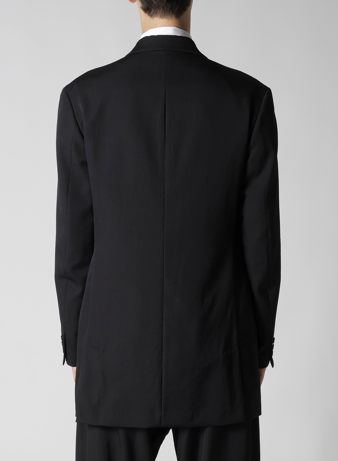 WOOL GABARDINE JACKET WITH RIGHT POCKET_2