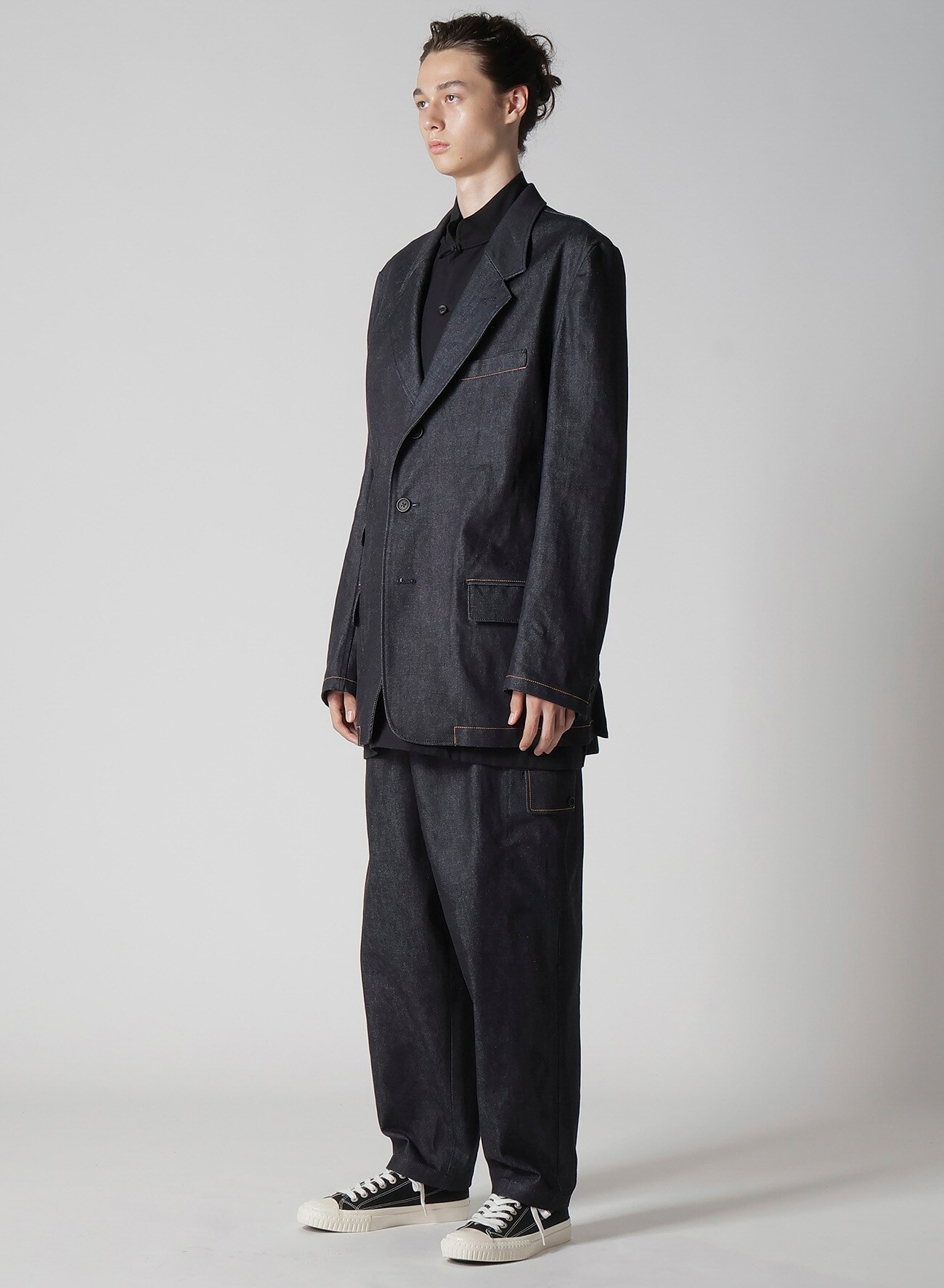 January 11, 10:00(JST) Release] 13oz UNEVEN YARN DENIM JACKET WITH 3-BUTTONS COLOR COMBI_8