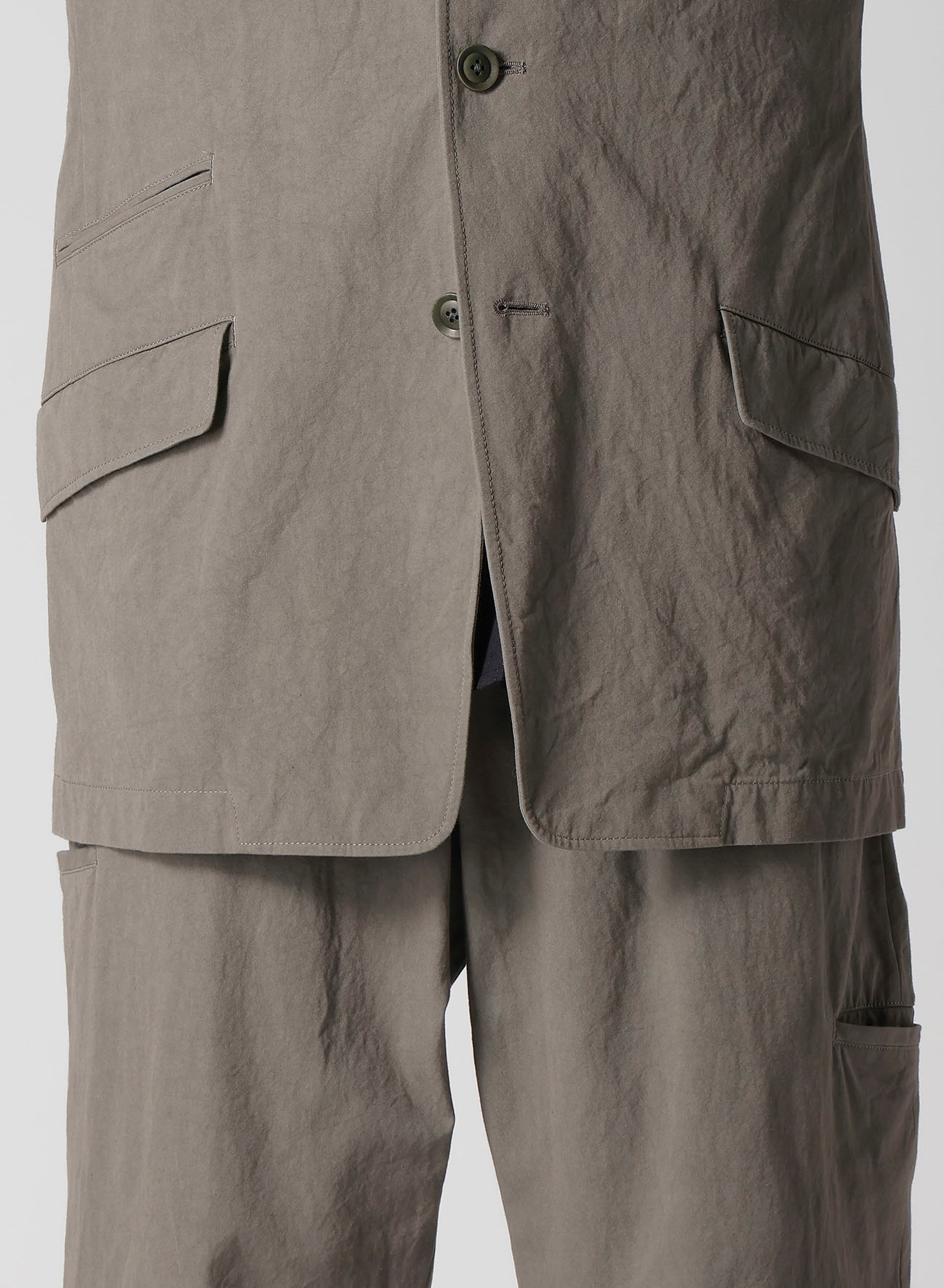 COTTON POPLIN JACKET WITH FRONT EDGE STITCH_6