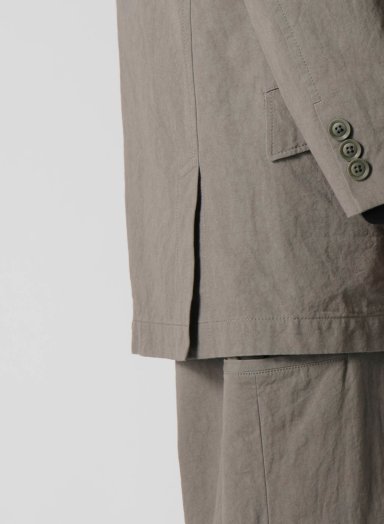 COTTON POPLIN JACKET WITH FRONT EDGE STITCH_7