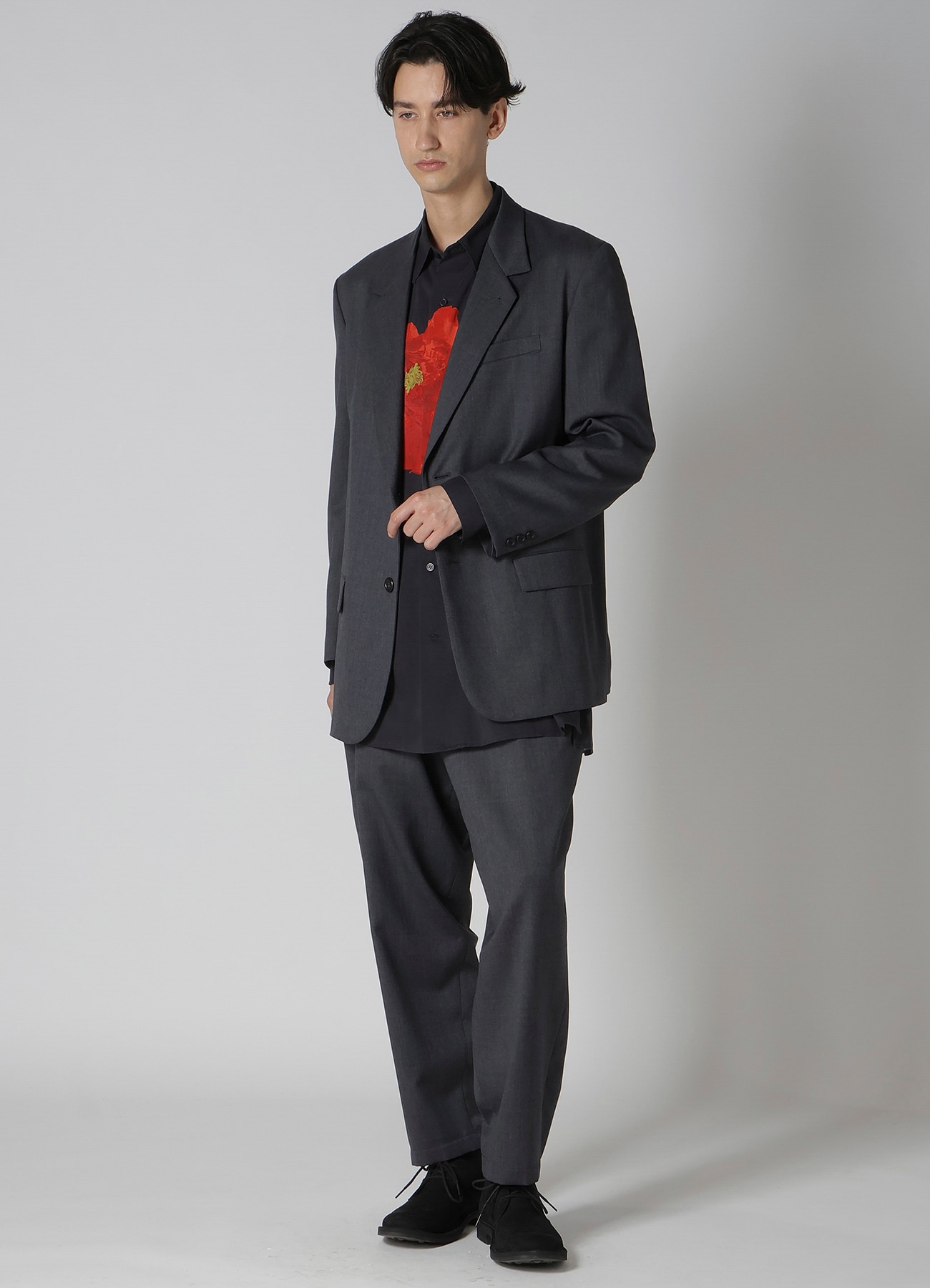 SUIT GABARDINE JACKET WITH 2-BUTTONS_10