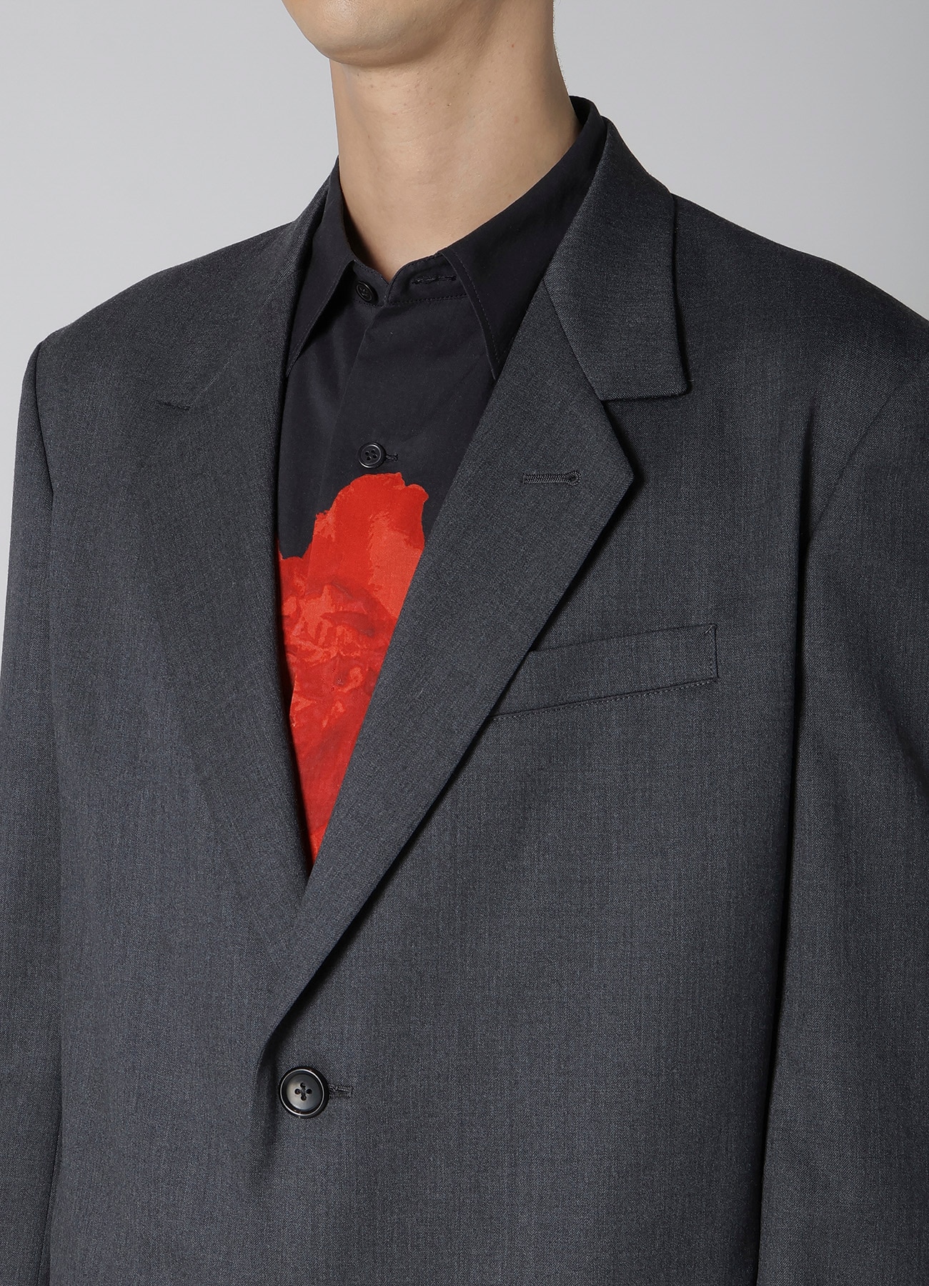 SUIT GABARDINE JACKET WITH 2-BUTTONS_6