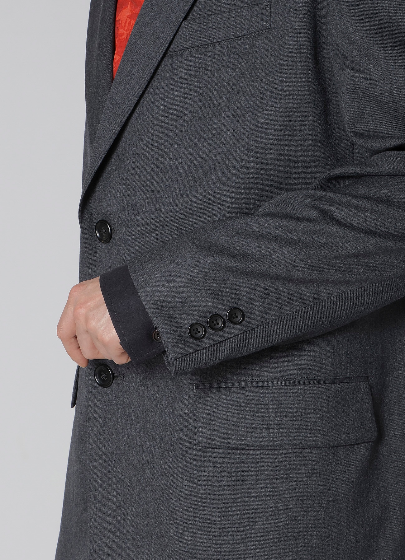 SUIT GABARDINE JACKET WITH 2-BUTTONS_7