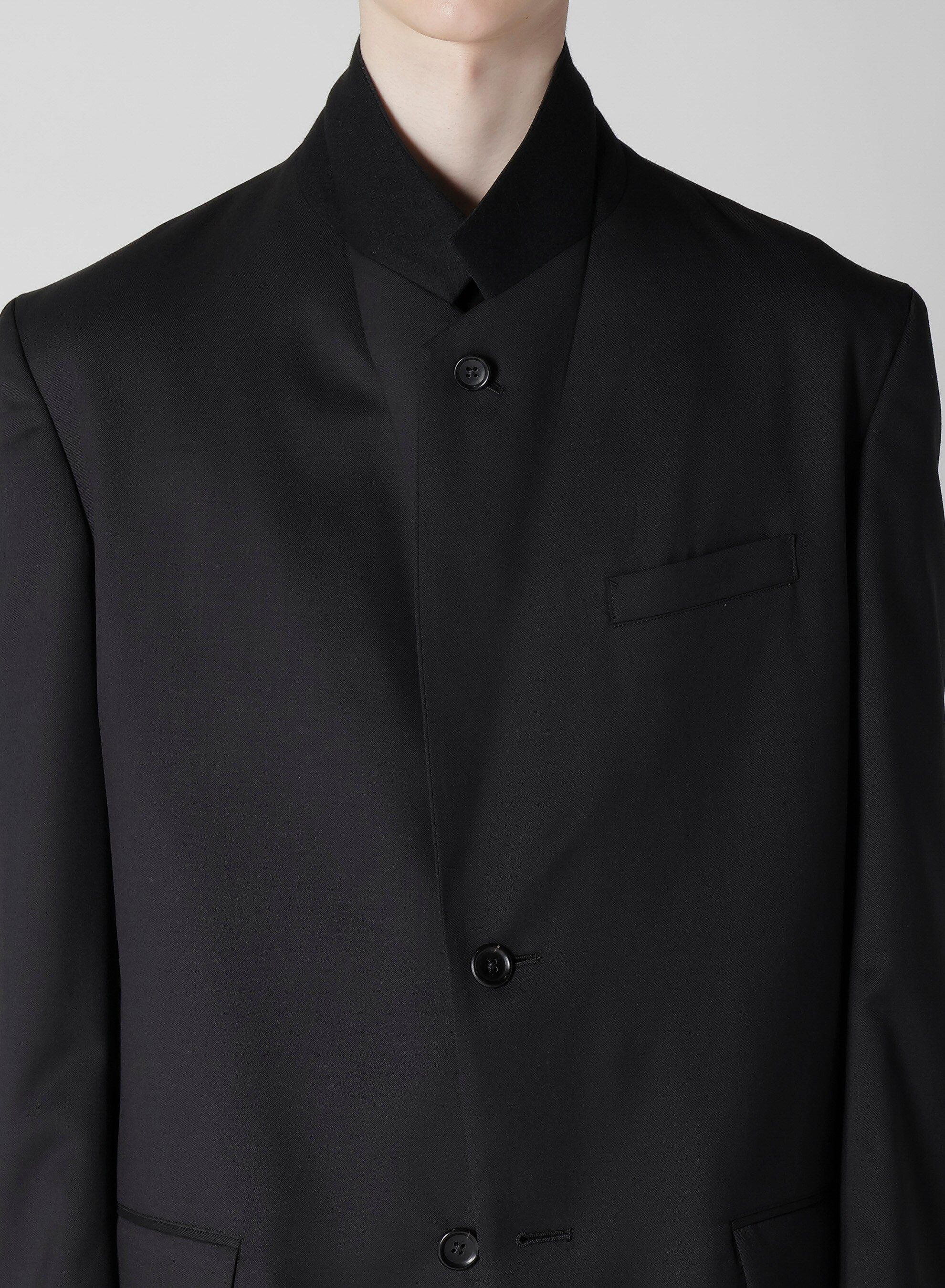 SUIT GABARDINE JACKET WITH 2-BUTTONS_11