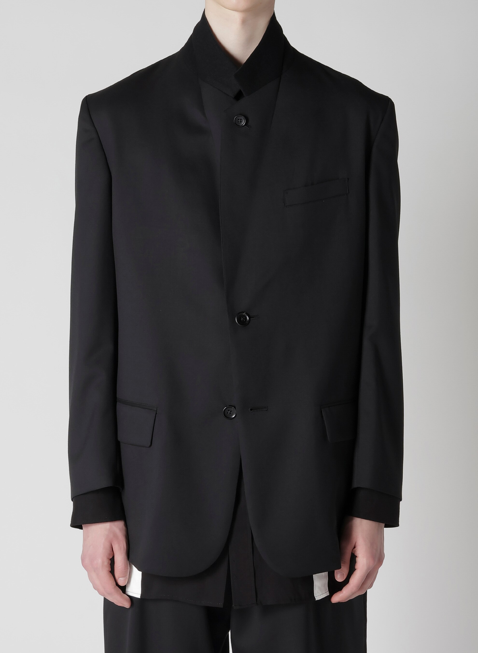 SUIT GABARDINE JACKET WITH 2-BUTTONS_12