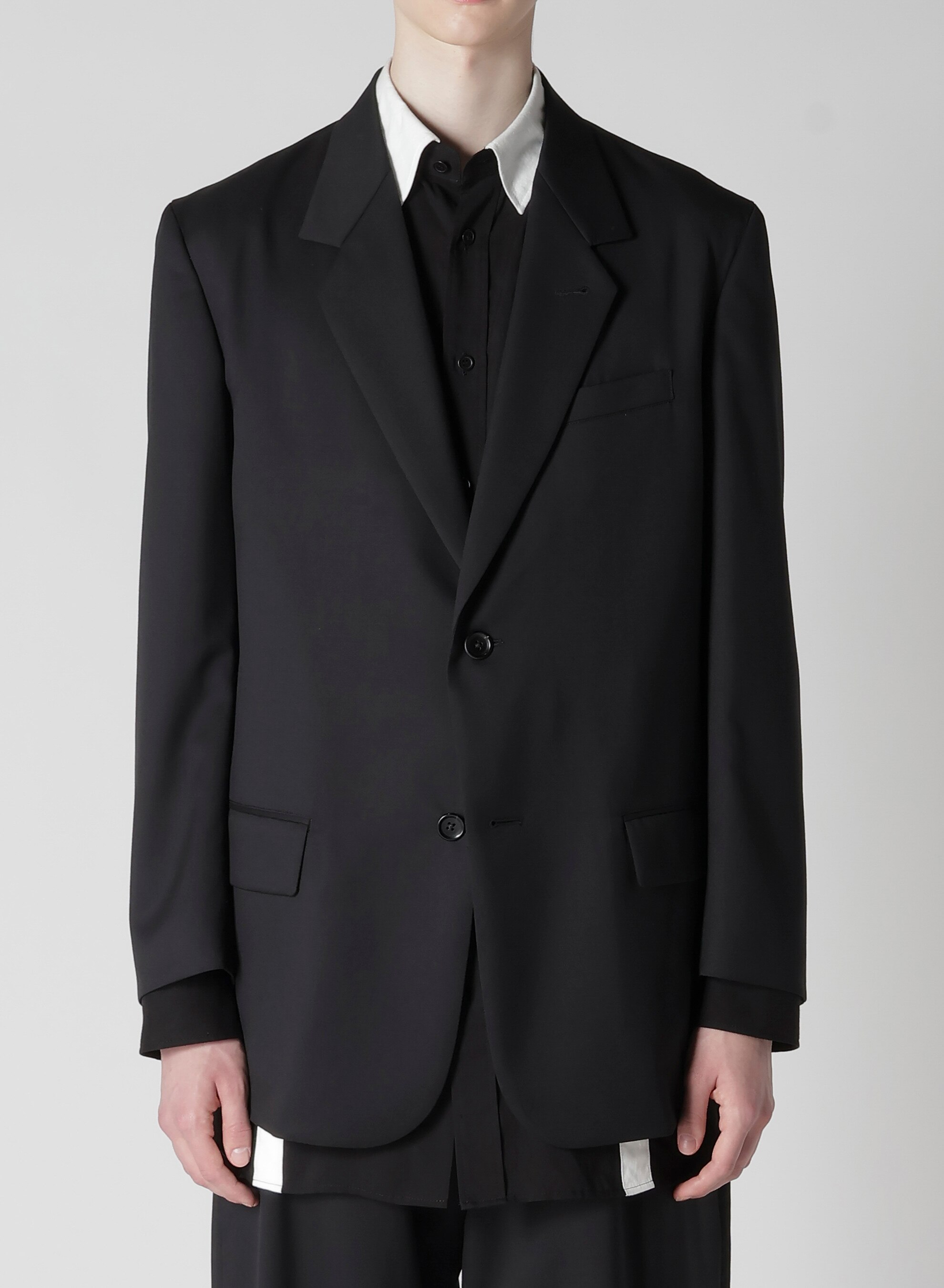 SUIT GABARDINE JACKET WITH 2-BUTTONS_5