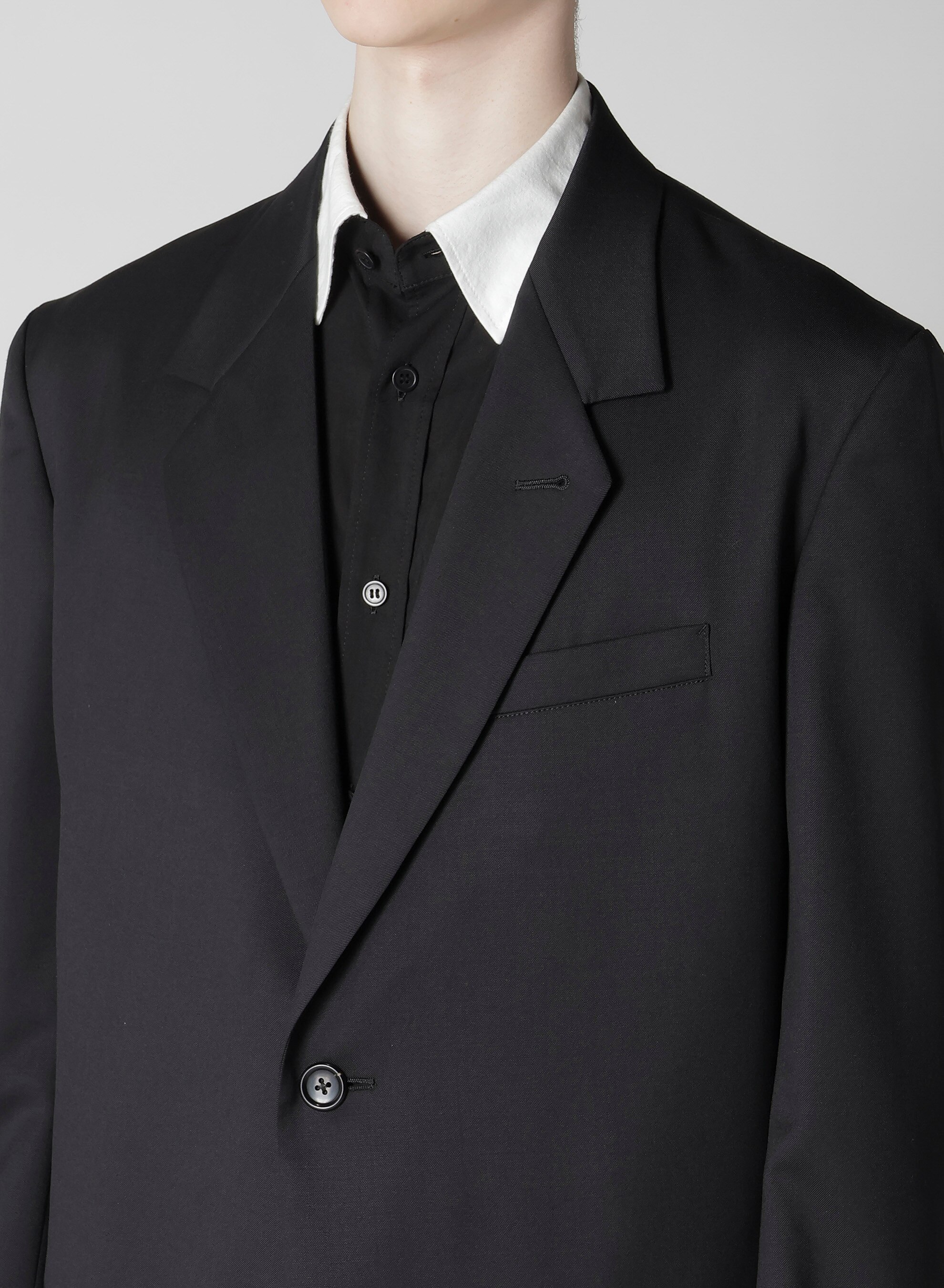 SUIT GABARDINE JACKET WITH 2-BUTTONS_6