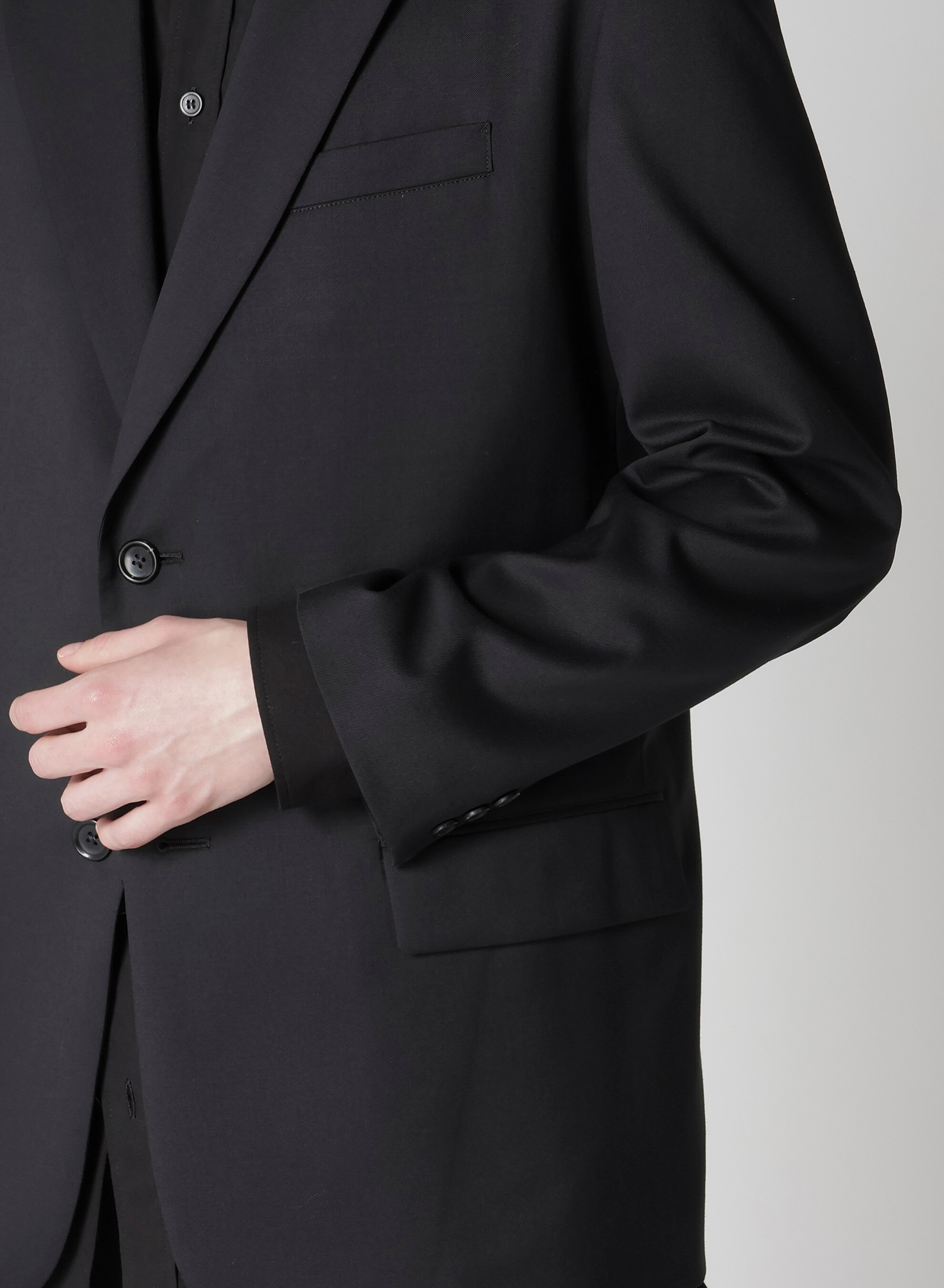 SUIT GABARDINE JACKET WITH 2-BUTTONS_7