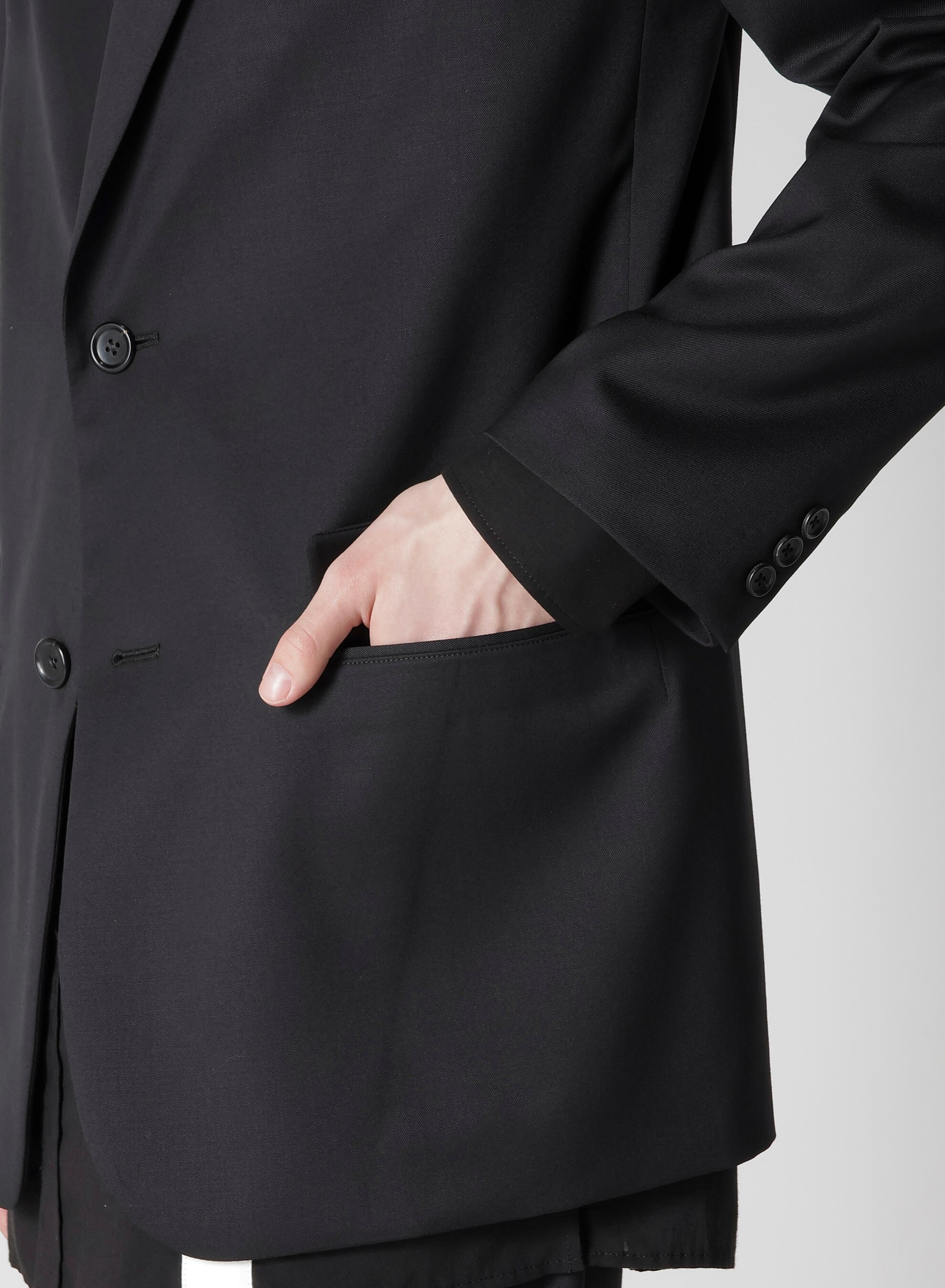 SUIT GABARDINE JACKET WITH 2-BUTTONS_8