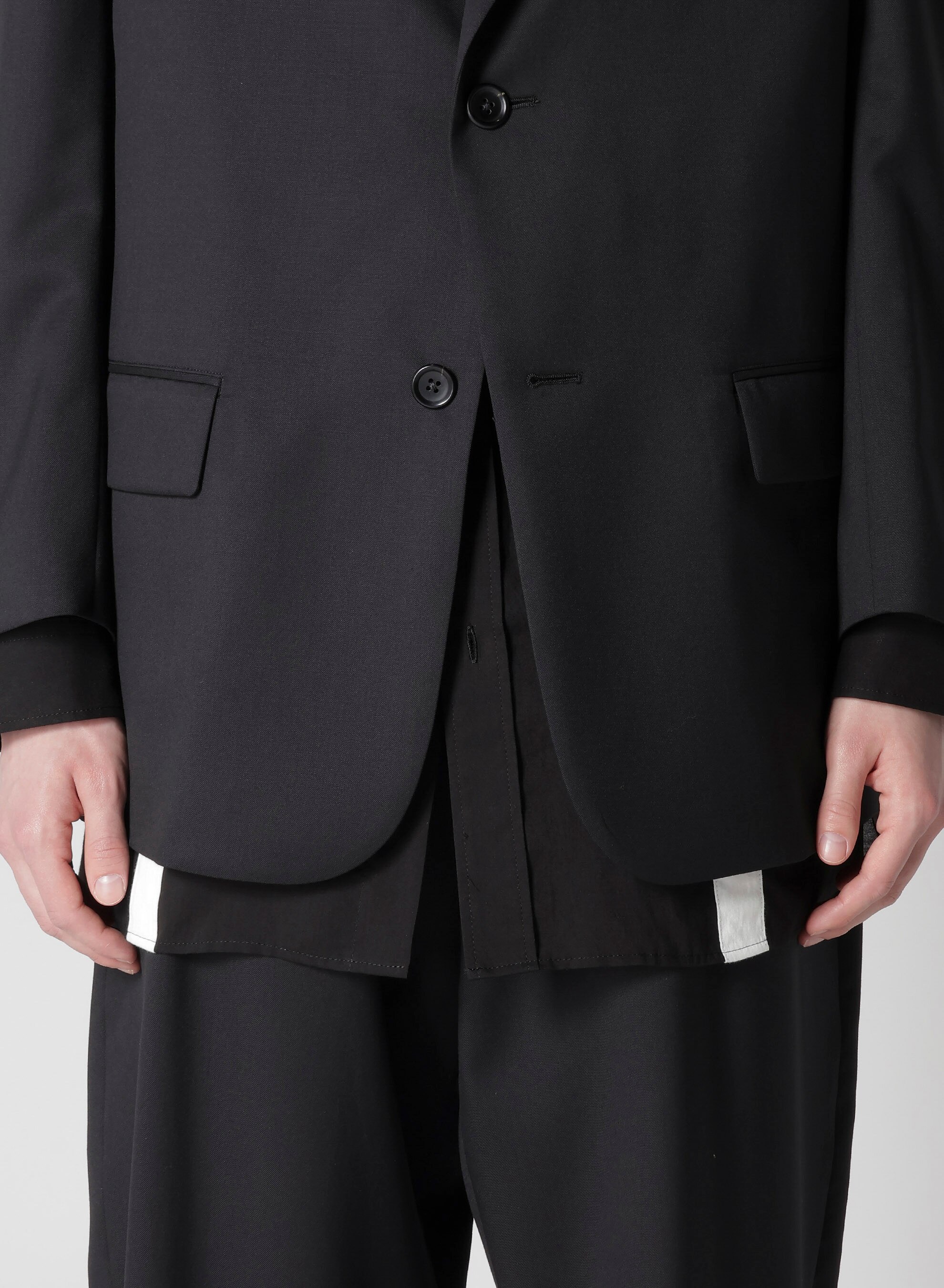 SUIT GABARDINE JACKET WITH 2-BUTTONS_9