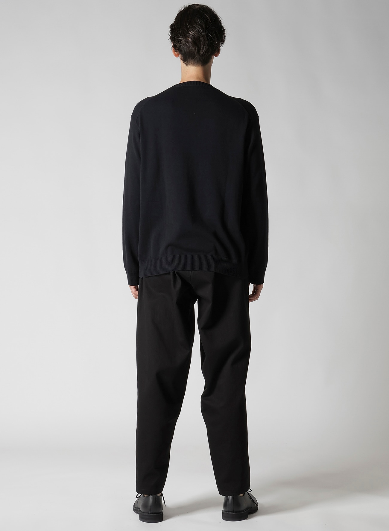 Y's for men INTERSIA LOGO ROUND NECK PULL OVER KNIT_10