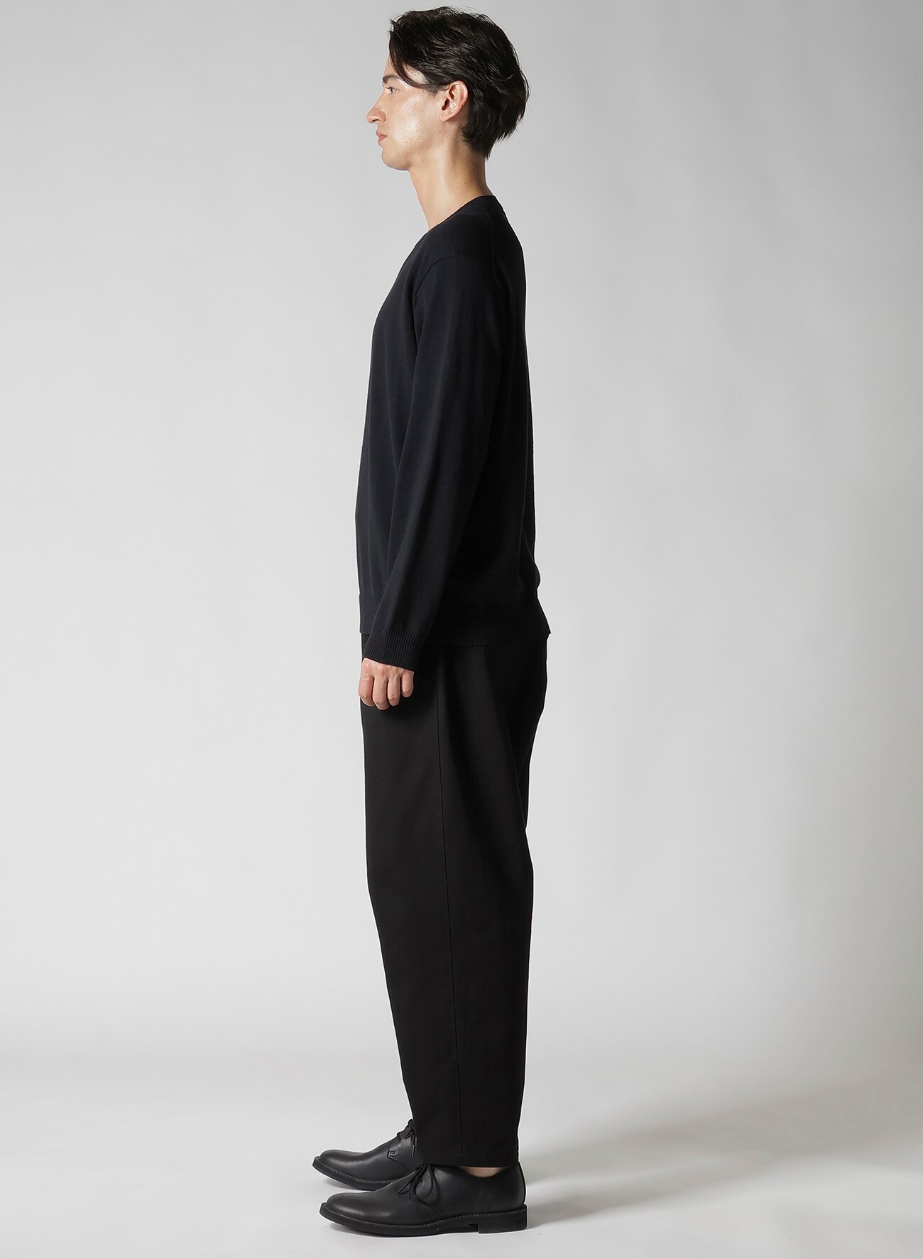 Y's for men INTERSIA LOGO ROUND NECK PULL OVER KNIT_9