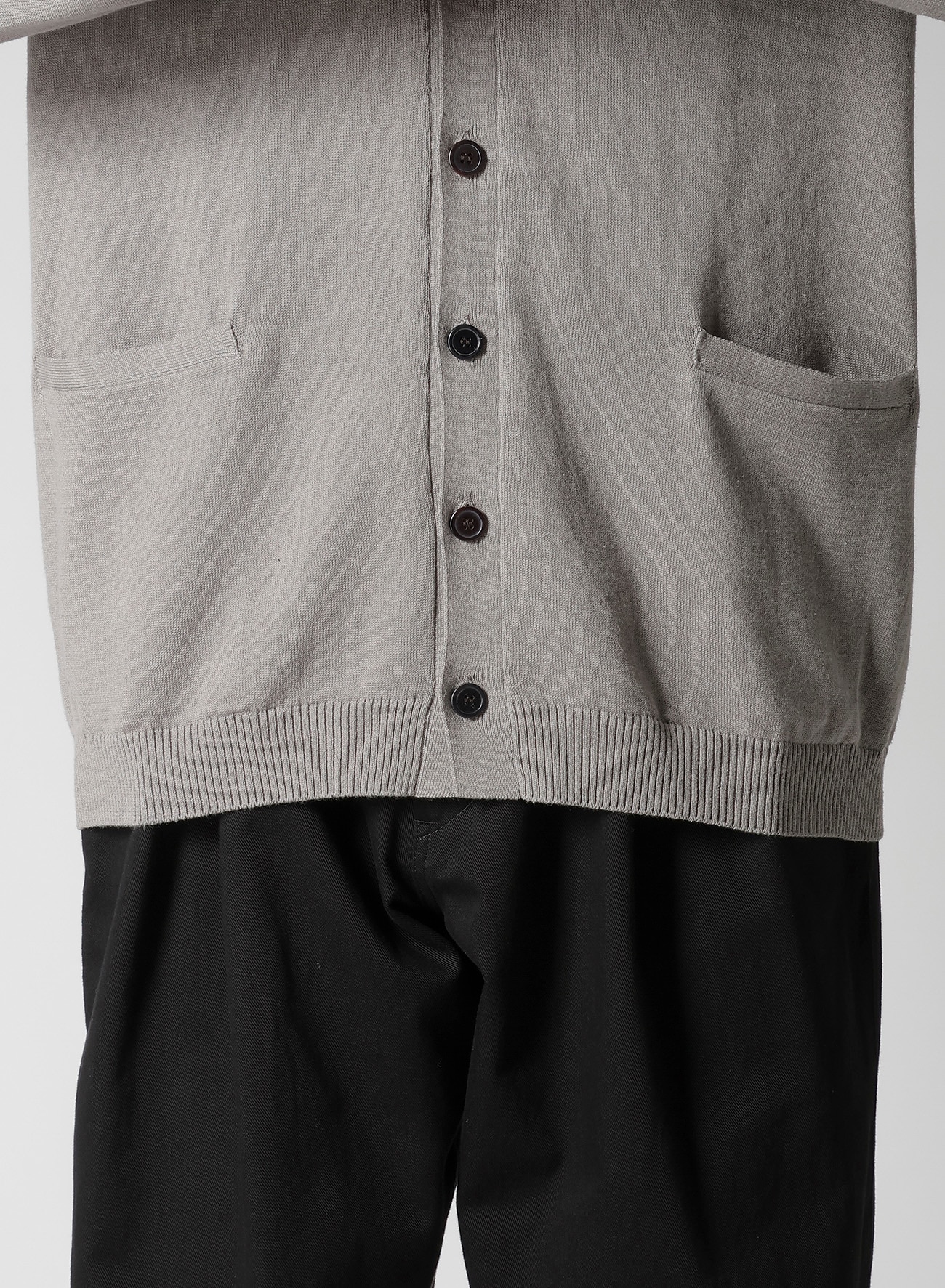 Y's for men INTERSIA LOGO CARDIGAN_6