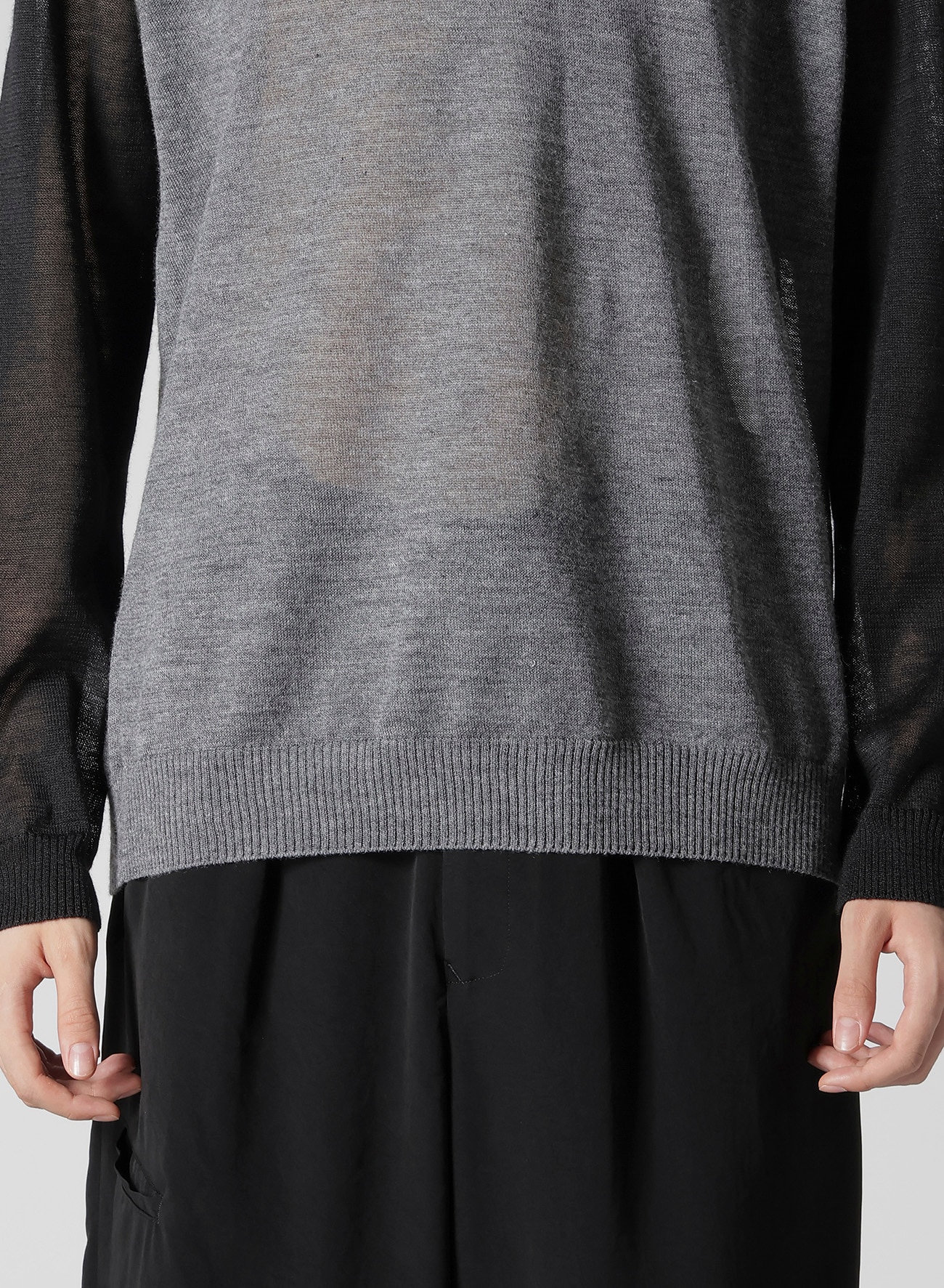 January 11, 10:00(JST) Release] 12G PULLOVER KNIT WITH LOGO_4