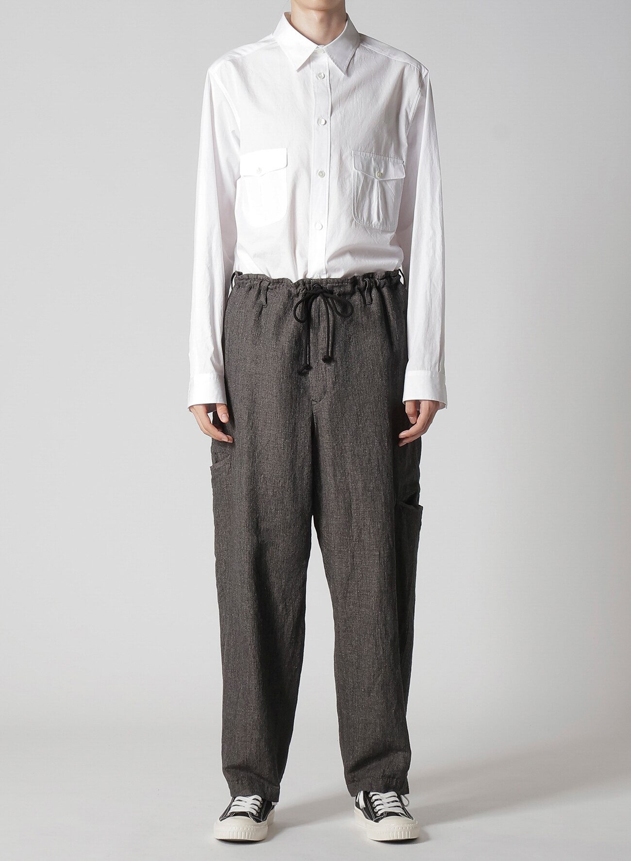 HEATHER KHADI PANTS WITH RIGHT AND LEFT LEG POCKETS_10