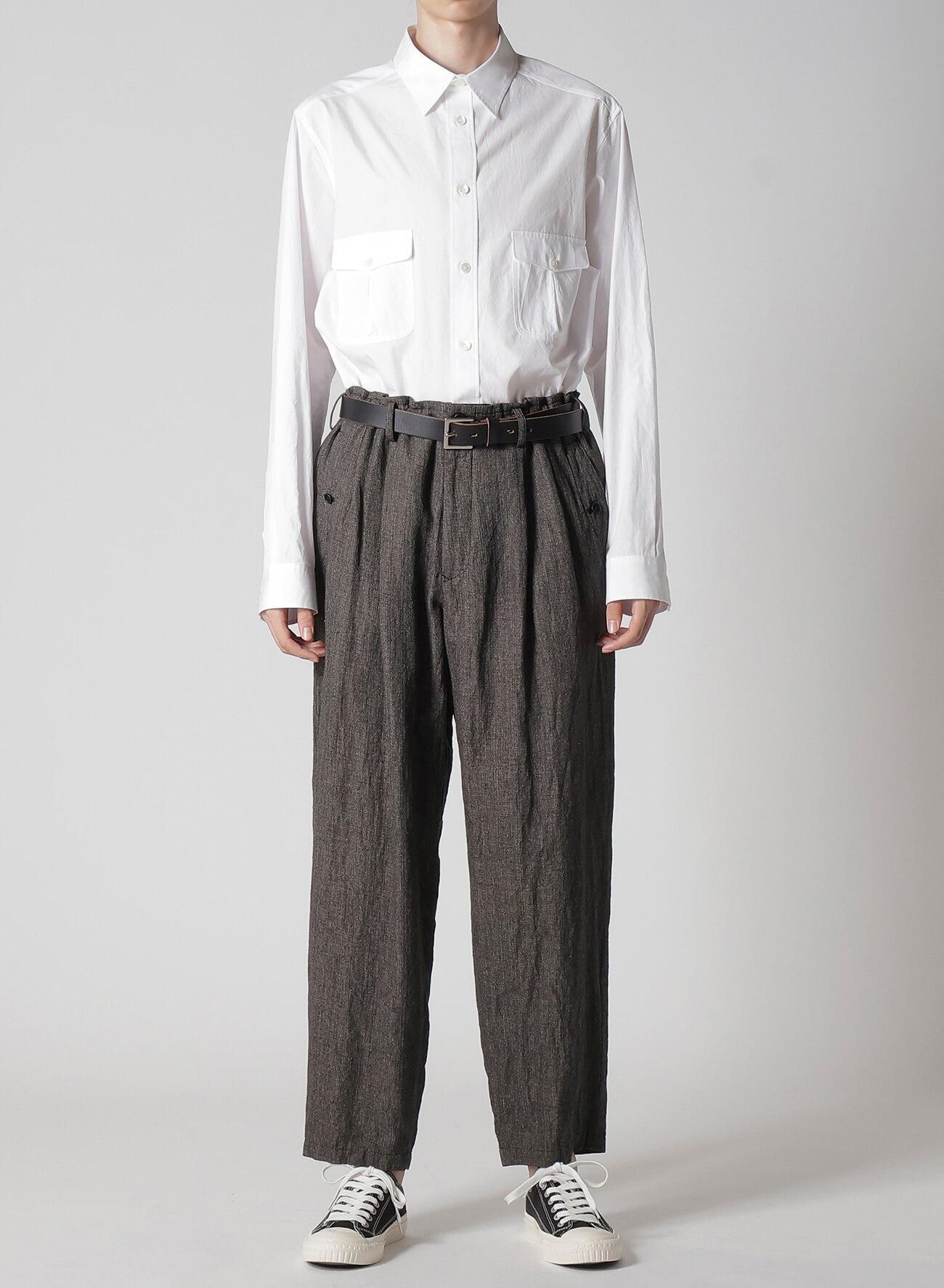HEATHER KHADI PANTS WITH POCKET DETAIL_9
