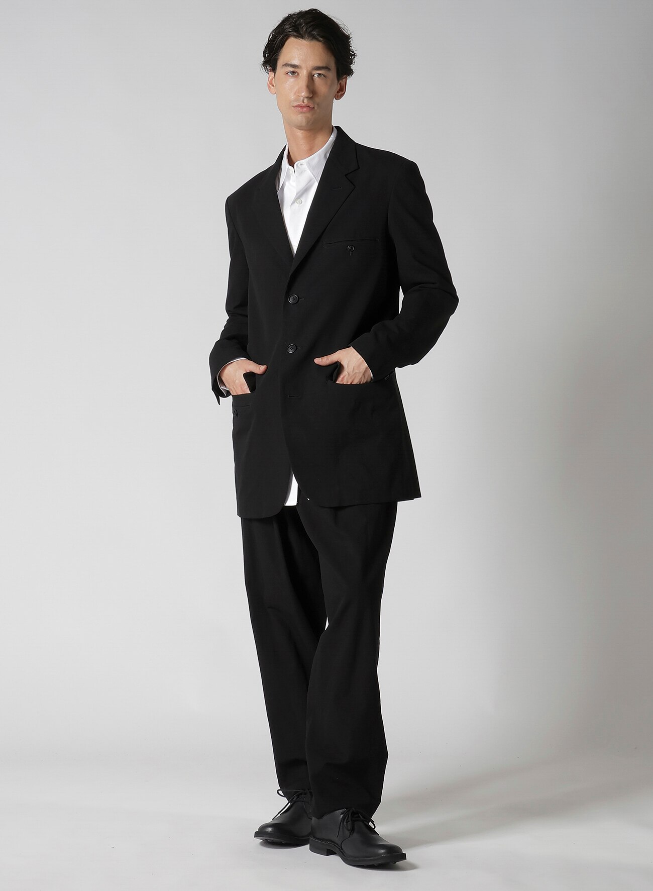 WAIST STRING PANTS WITH COTTON LINEN UNEVEN YARN CANVAS_7