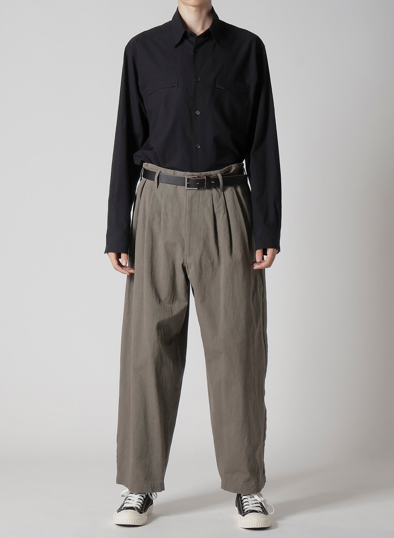 January 11, 10:00(JST) Release】COTTON POPLIN PANTS WITH SIDE TAPE DETAIL_7