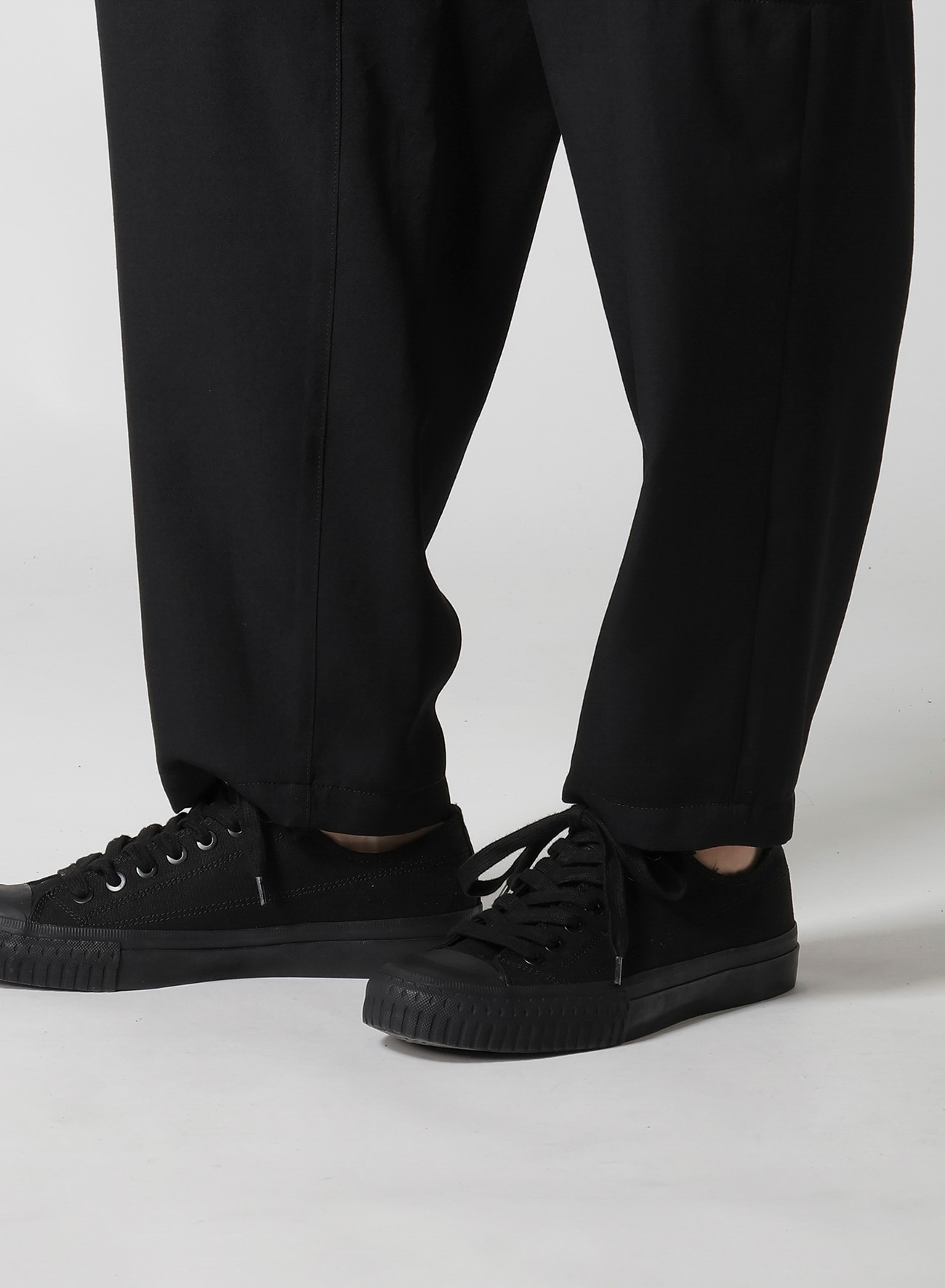 WOOL GABARDINE FLAP POCKET PANTS_4