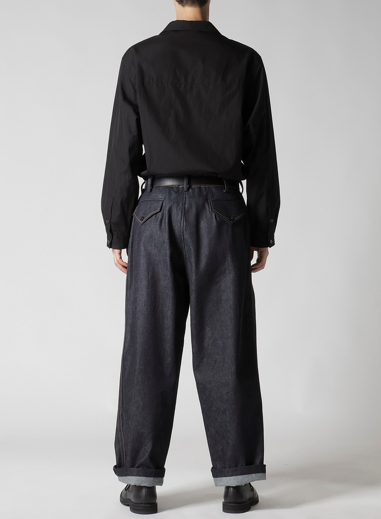 【January 11, 10:00(JST)  Release】13oz UNEVEN YARN DENIM PANTS WITH COLOR COMBI STITCH_10