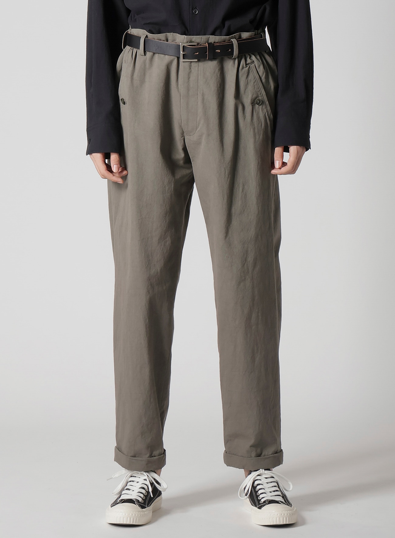 January 11, 10:00(JST) Release】COTTON POPLIN PANTS WITH WAIST GATHERED_1