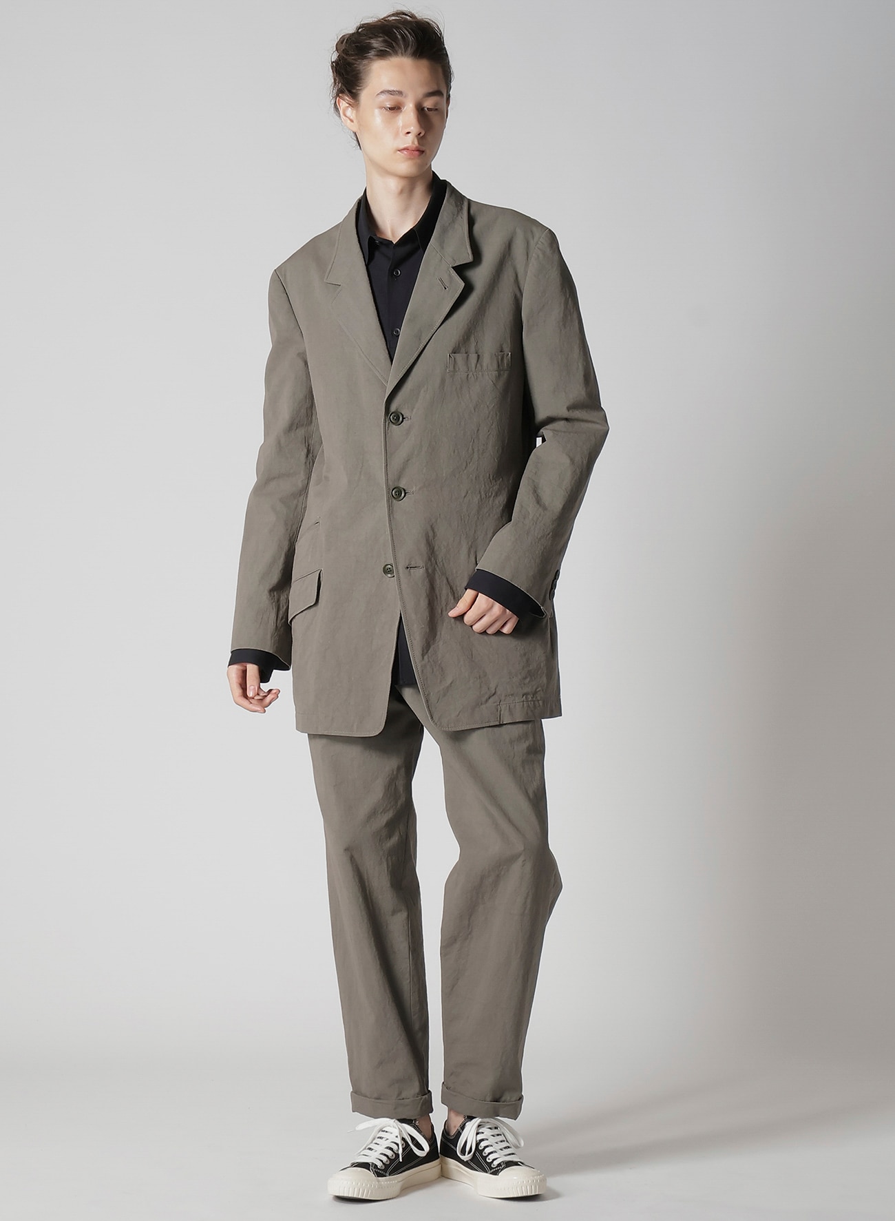 January 11, 10:00(JST) Release】COTTON POPLIN PANTS WITH WAIST GATHERED_6