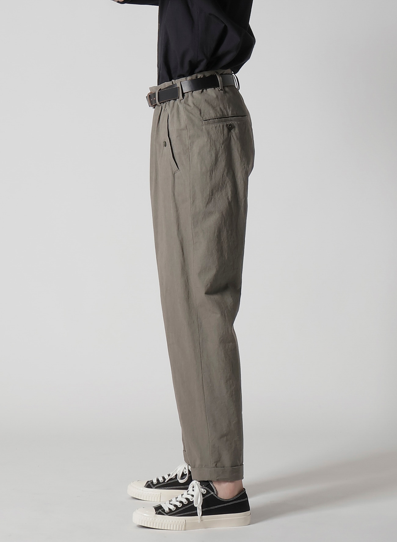 January 11, 10:00(JST) Release】COTTON POPLIN PANTS WITH WAIST GATHERED_9