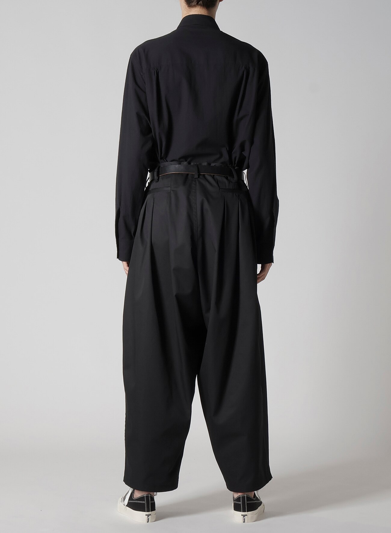 t/c twill pants with 12-tucks_12