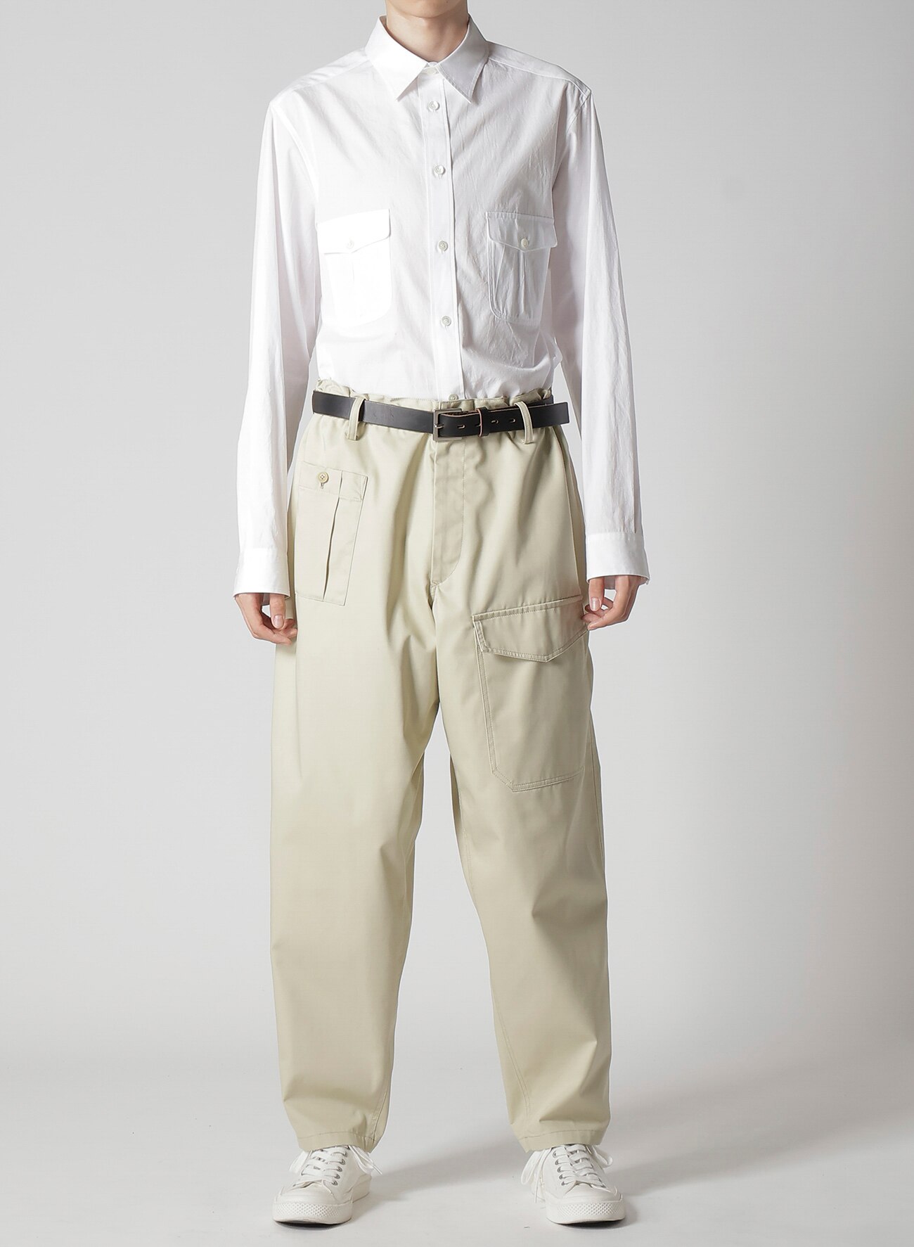 T/C TWILL WORK PANTS WITH STRING_10