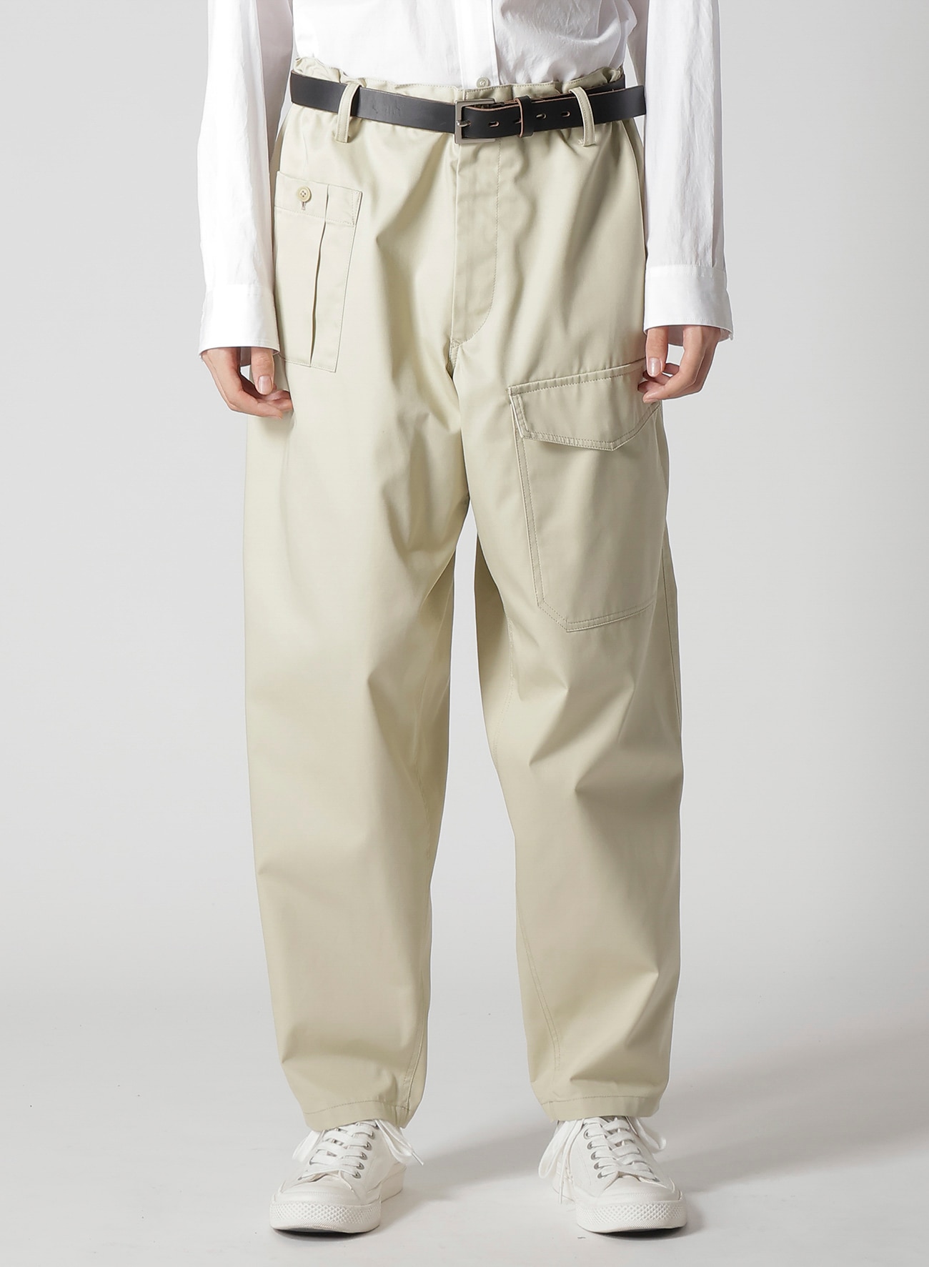 T/C TWILL WORK PANTS WITH STRING_3