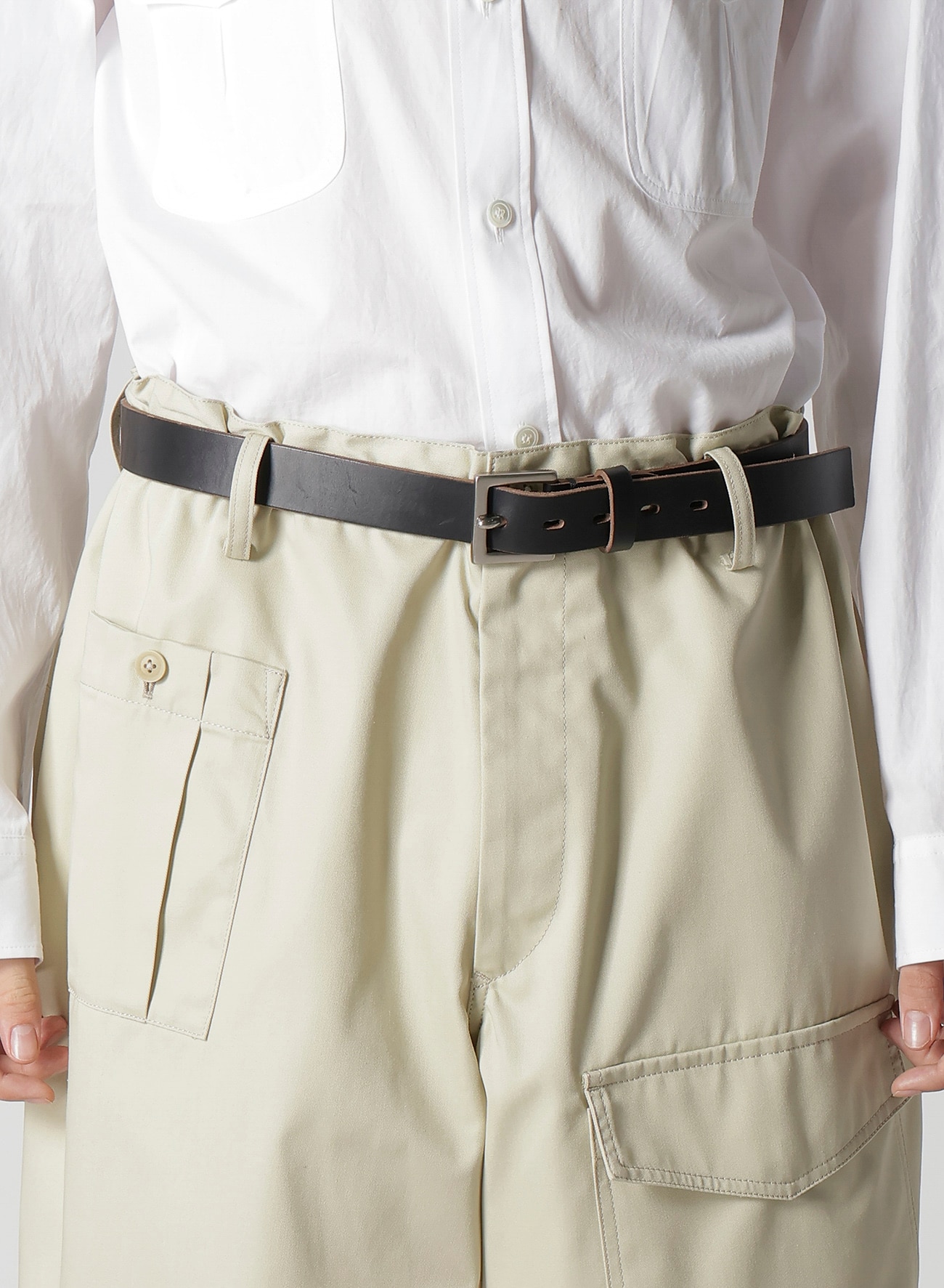 T/C TWILL WORK PANTS WITH STRING_4