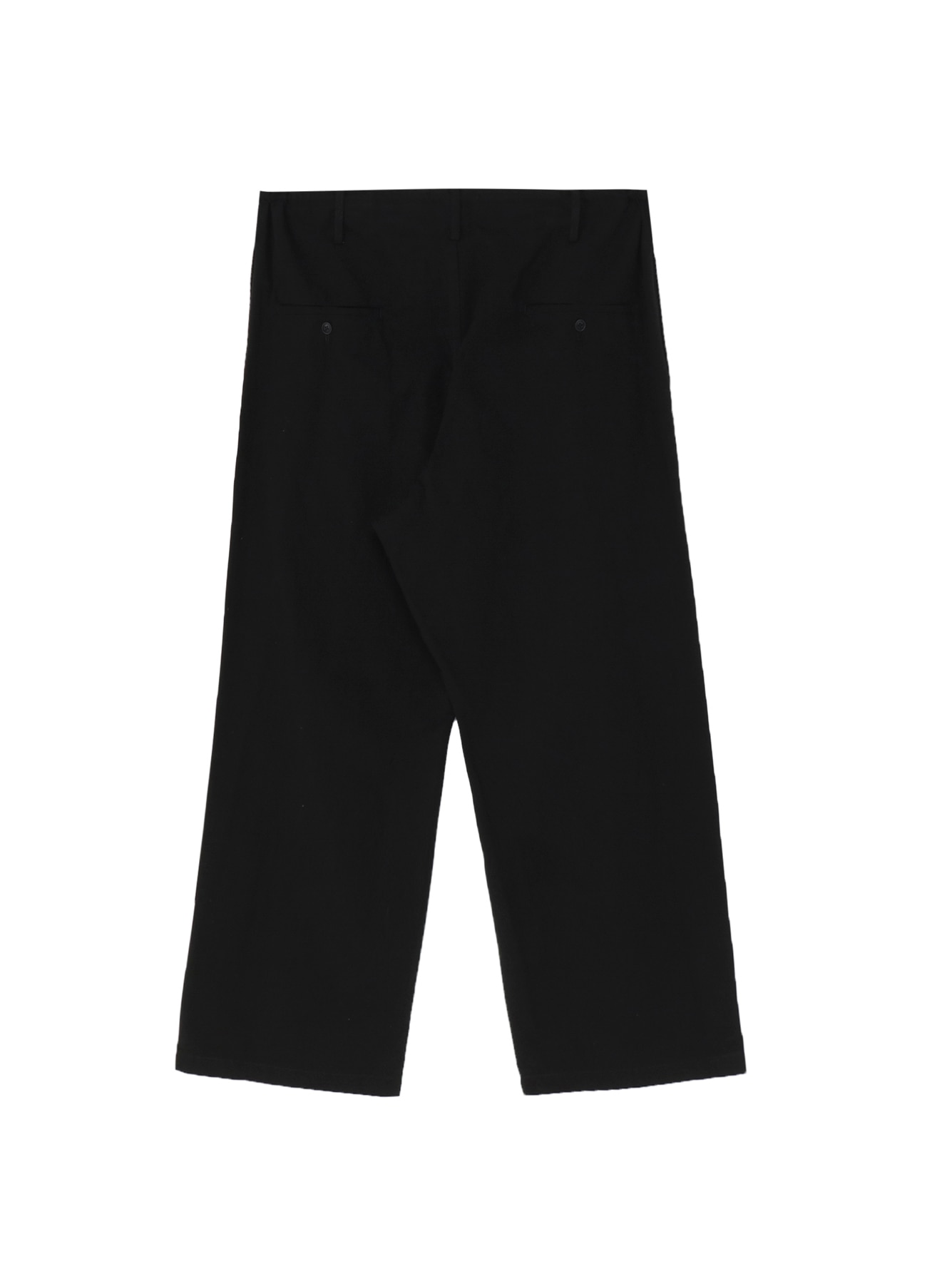 STRING PANTS WITH COTTON LINEN UNEVEN YARN CANVAS_2