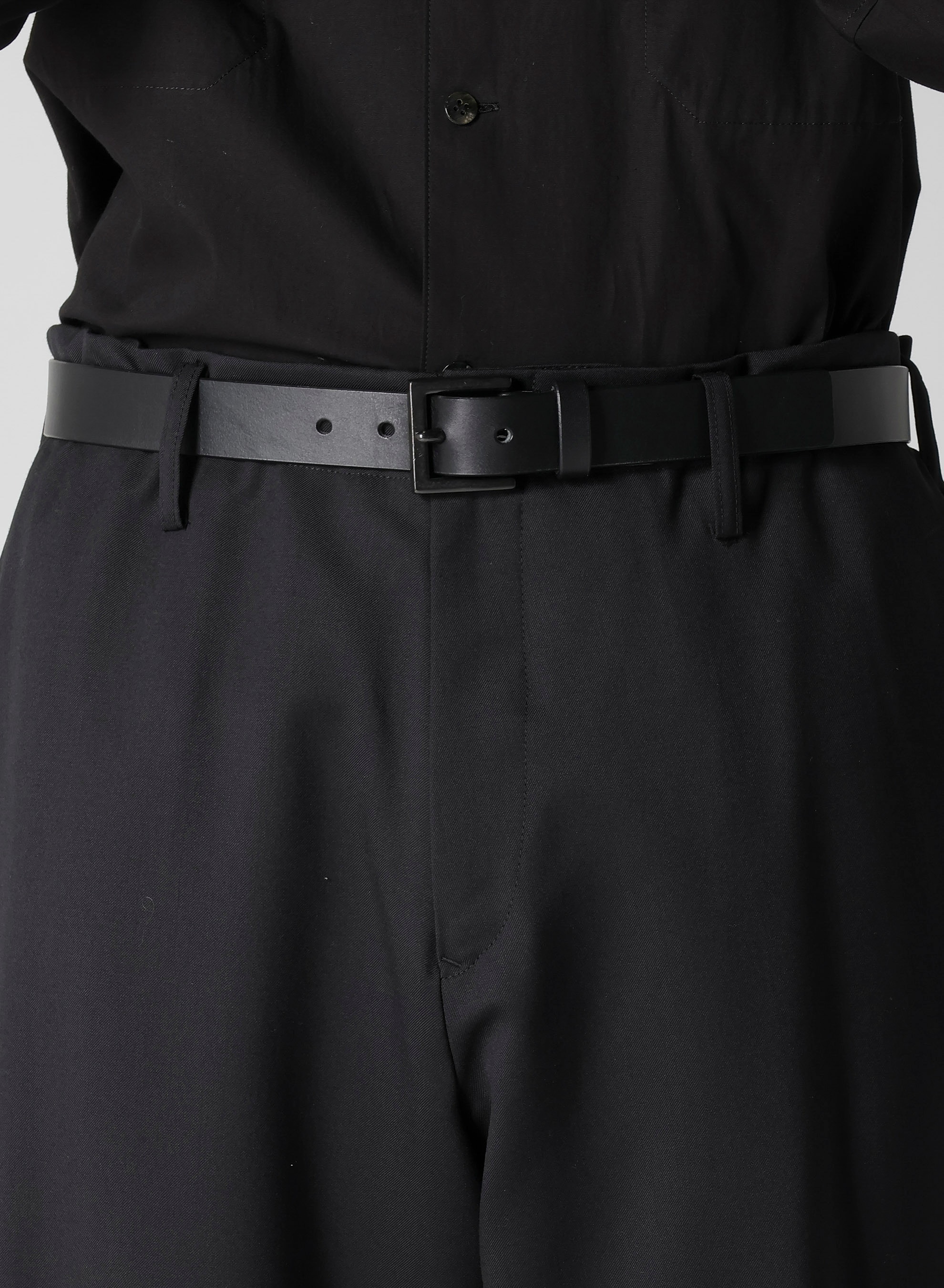 SUIT GABARDINE PANTS WITH SIDE TUCK_5