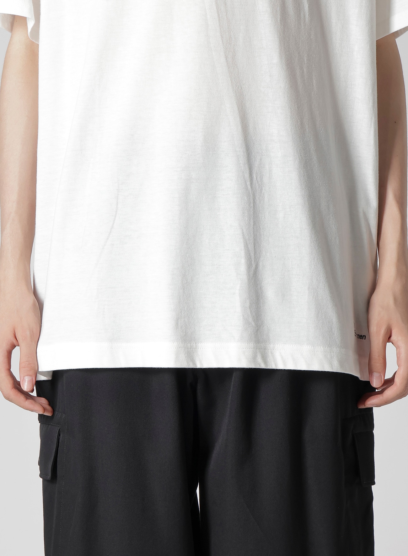 Y's for men LOGO PRINT SHORT SLEEVE T-SHIRTS_4