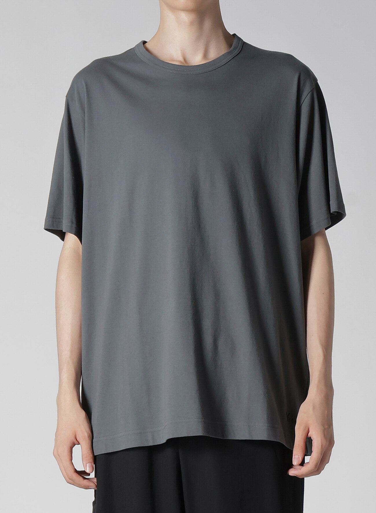 【2024年】お歳暮ギフト SLEEVE SHORT PRINT LOGO men for Y's T-SHIRTS(FREE Gray SIZE トップス