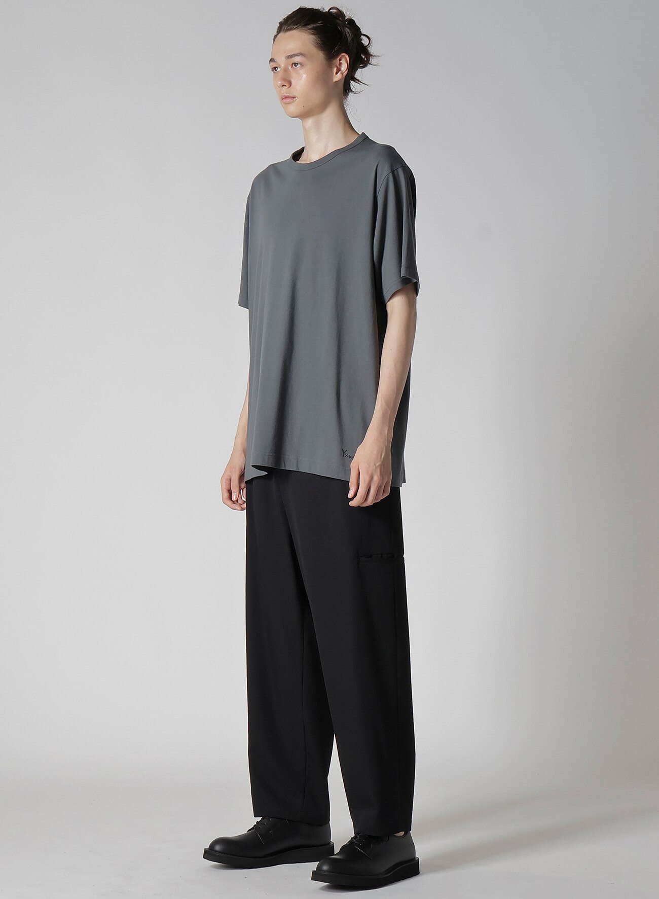 品揃え豊富で Y's for Gray SIZE T-SHIRTS(FREE SLEEVE SHORT PRINT LOGO men トップス