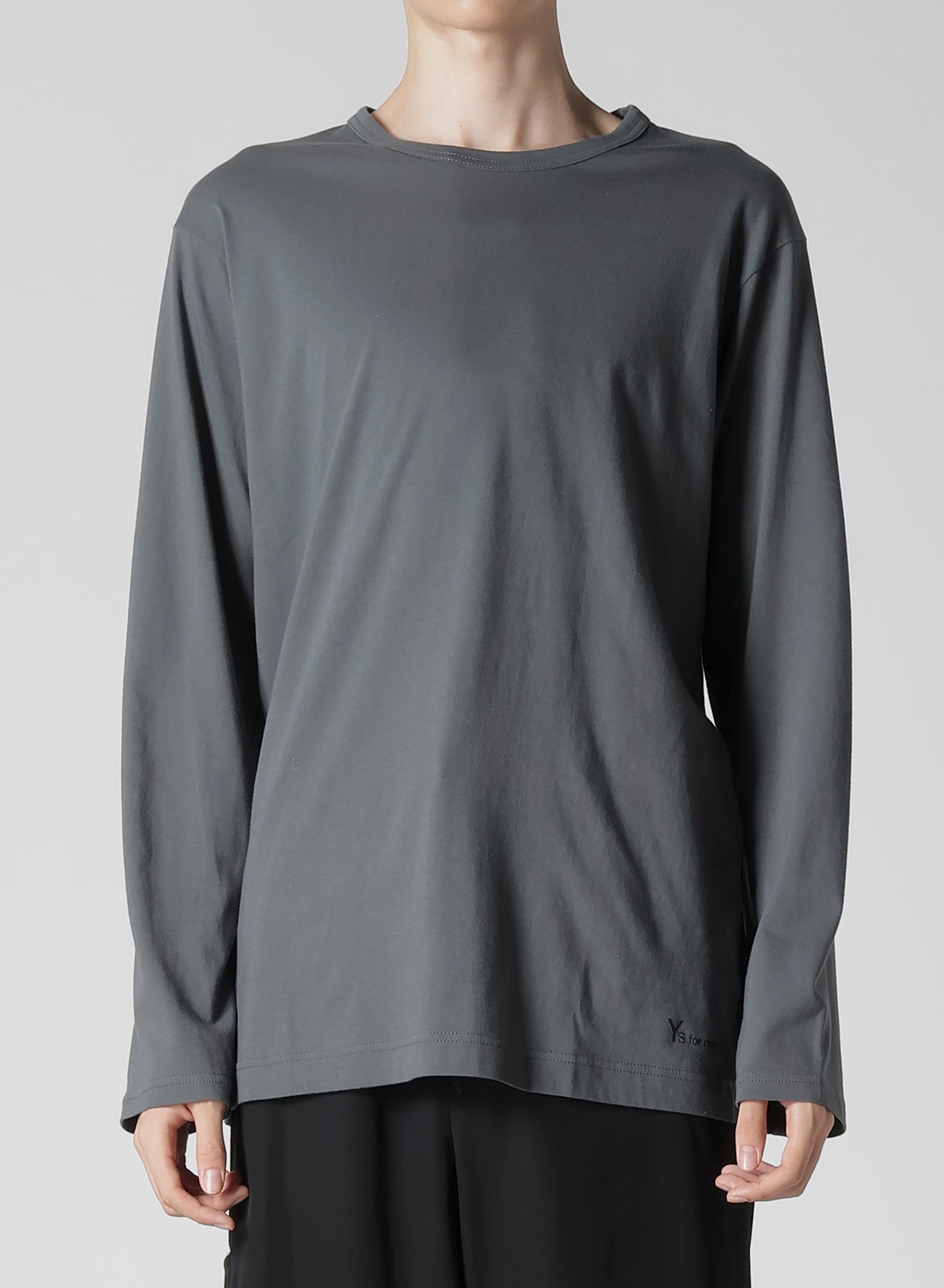 Y's for men LOGO PRINT LONG SLEEVE T-SHIRTS_1