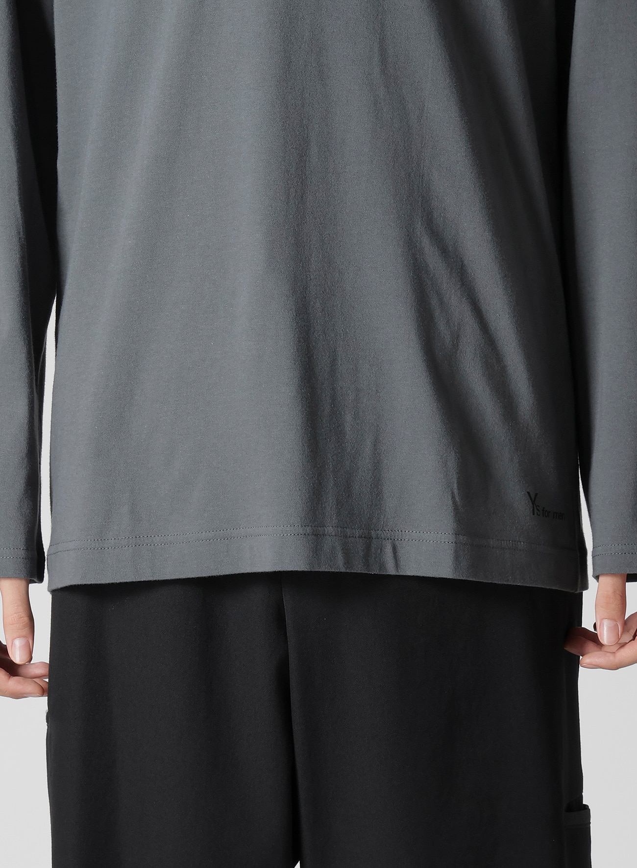 Y's for men LOGO PRINT LONG SLEEVE T-SHIRTS_4