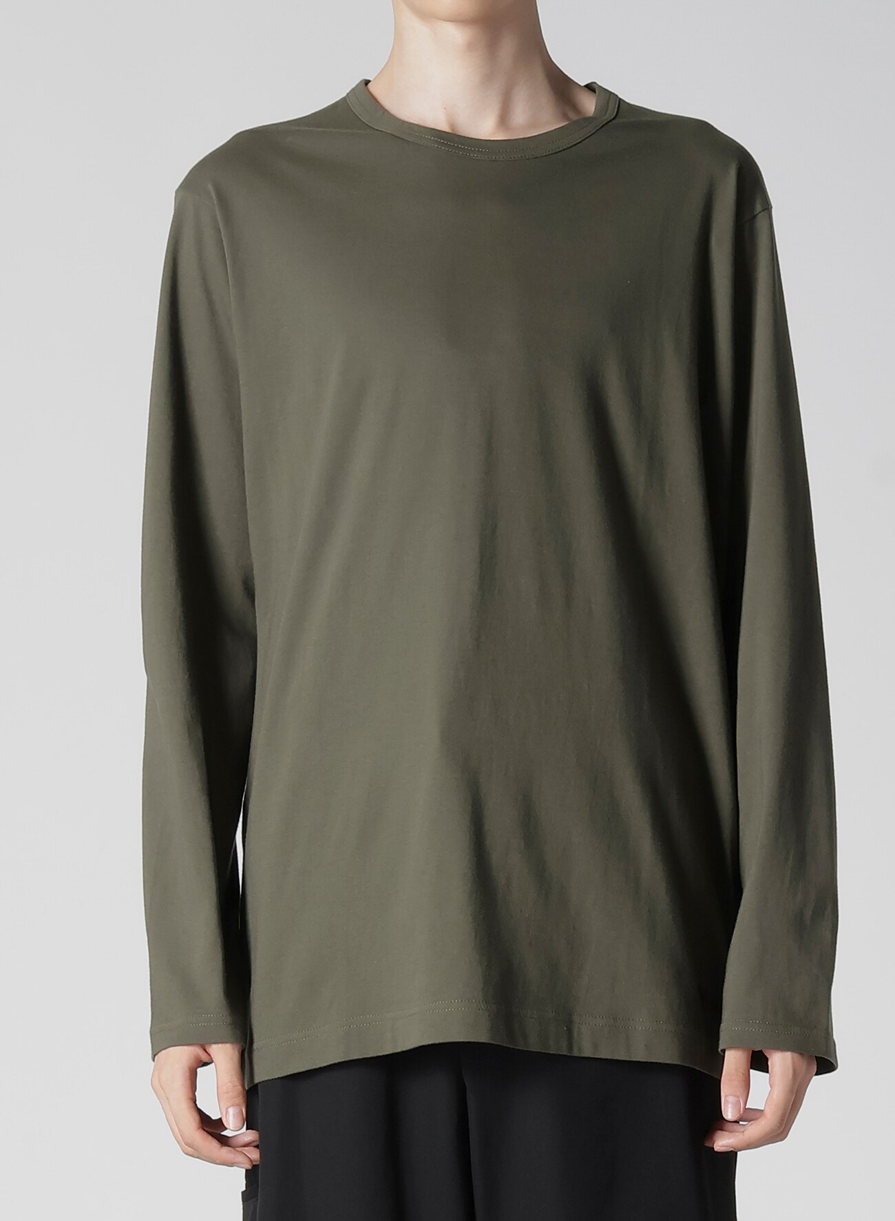 Y's for men LOGO PRINT LONG SLEEVE T-SHIRTS_1