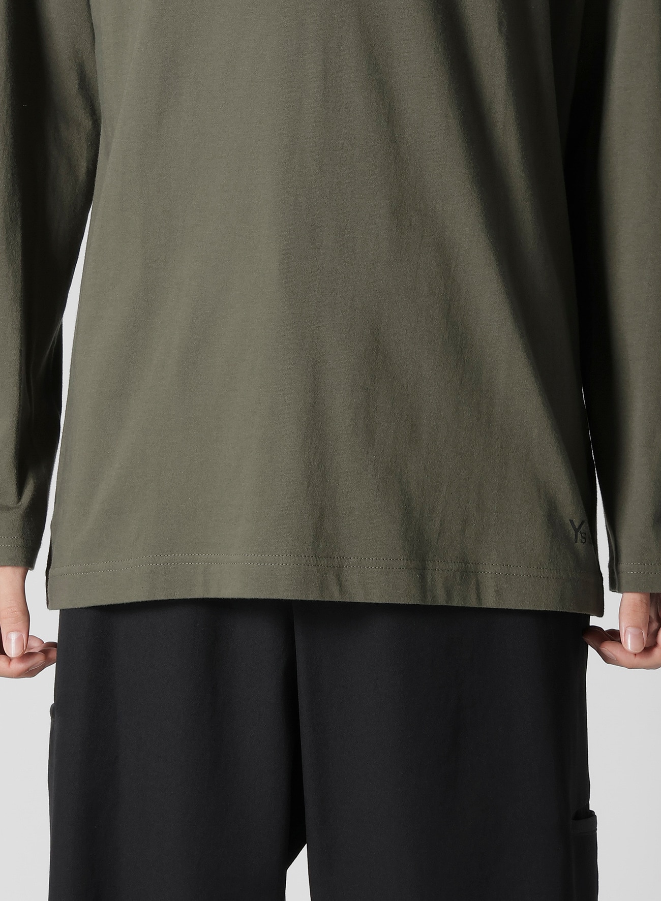 Y's for men LOGO PRINT LONG SLEEVE T-SHIRTS_4