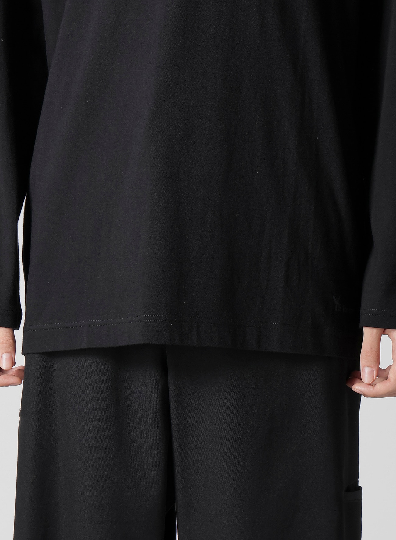 Y's for men LOGO PRINT LONG SLEEVE T-SHIRTS_4