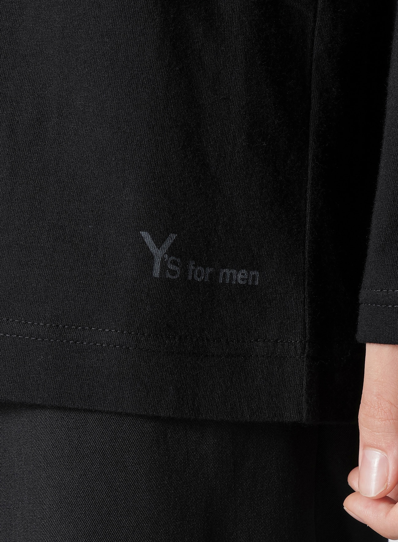 Y's for men LOGO PRINT LONG SLEEVE T-SHIRTS_5