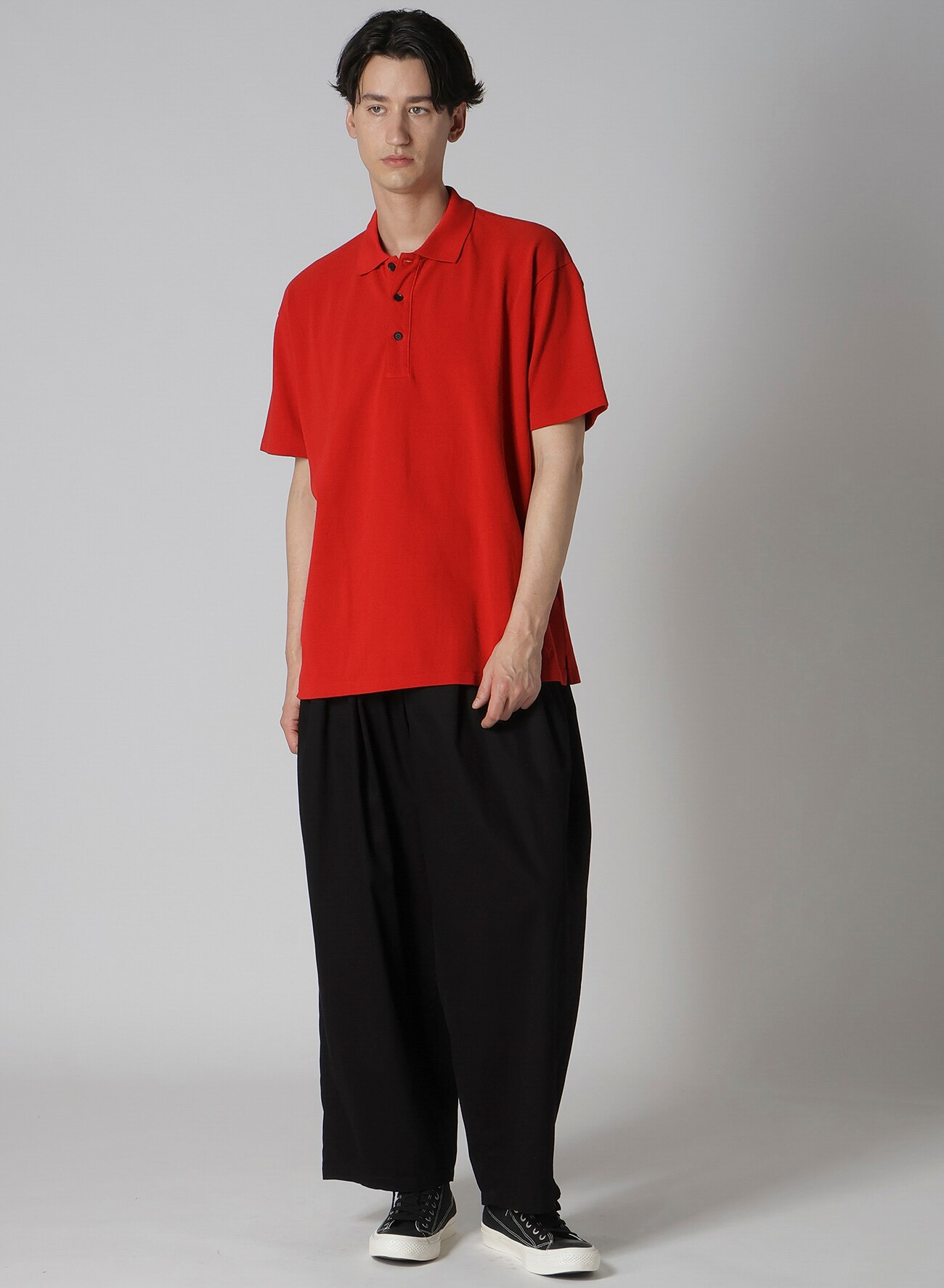 Y's for men LOGO EMBROIDERY POLO_7