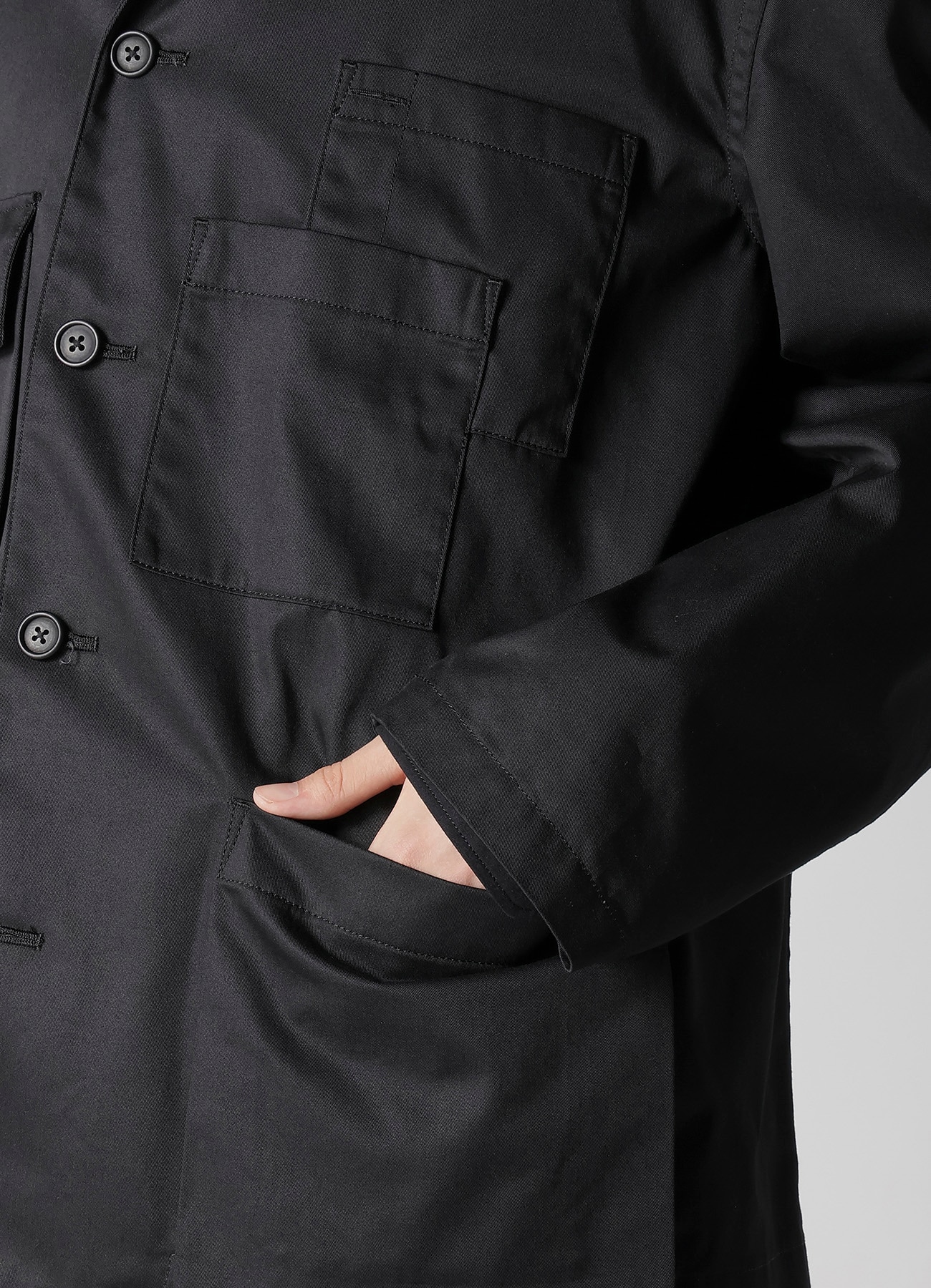 T/C TWILL LAYERED POCKET BLOUSON_7