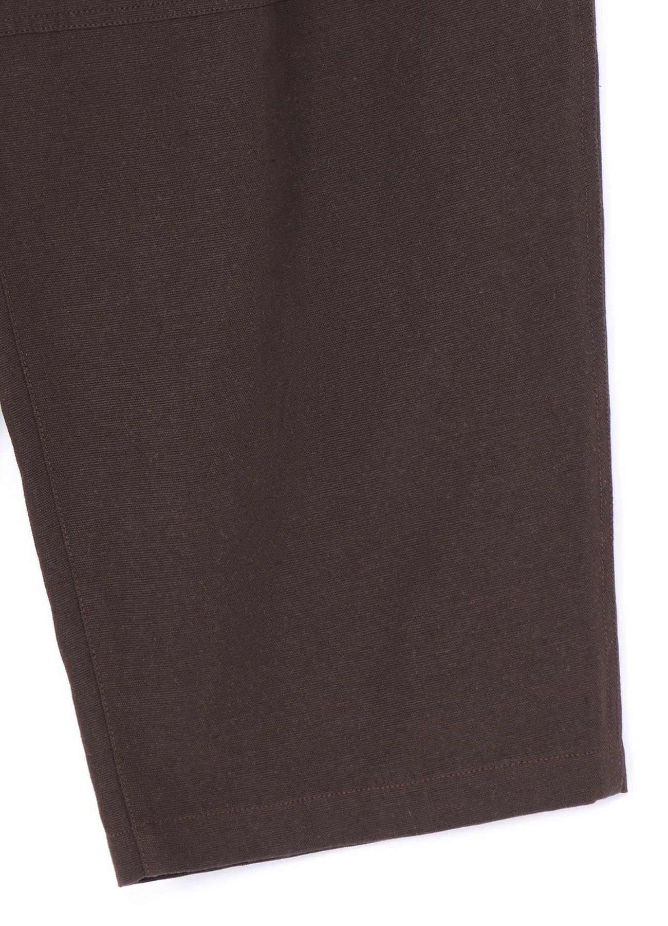 ZW COLLECTION WOOL BLEND MINIMALIST PLEATED PANTS - Dark brown